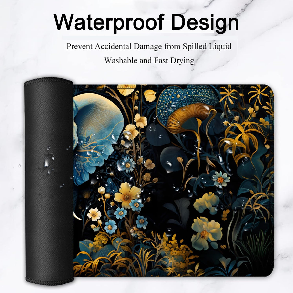 Large Mouse Pad, 31.5 x 11.8in Extended Gaming Mouse Pad with Stitched Edges, XXL Mousepad