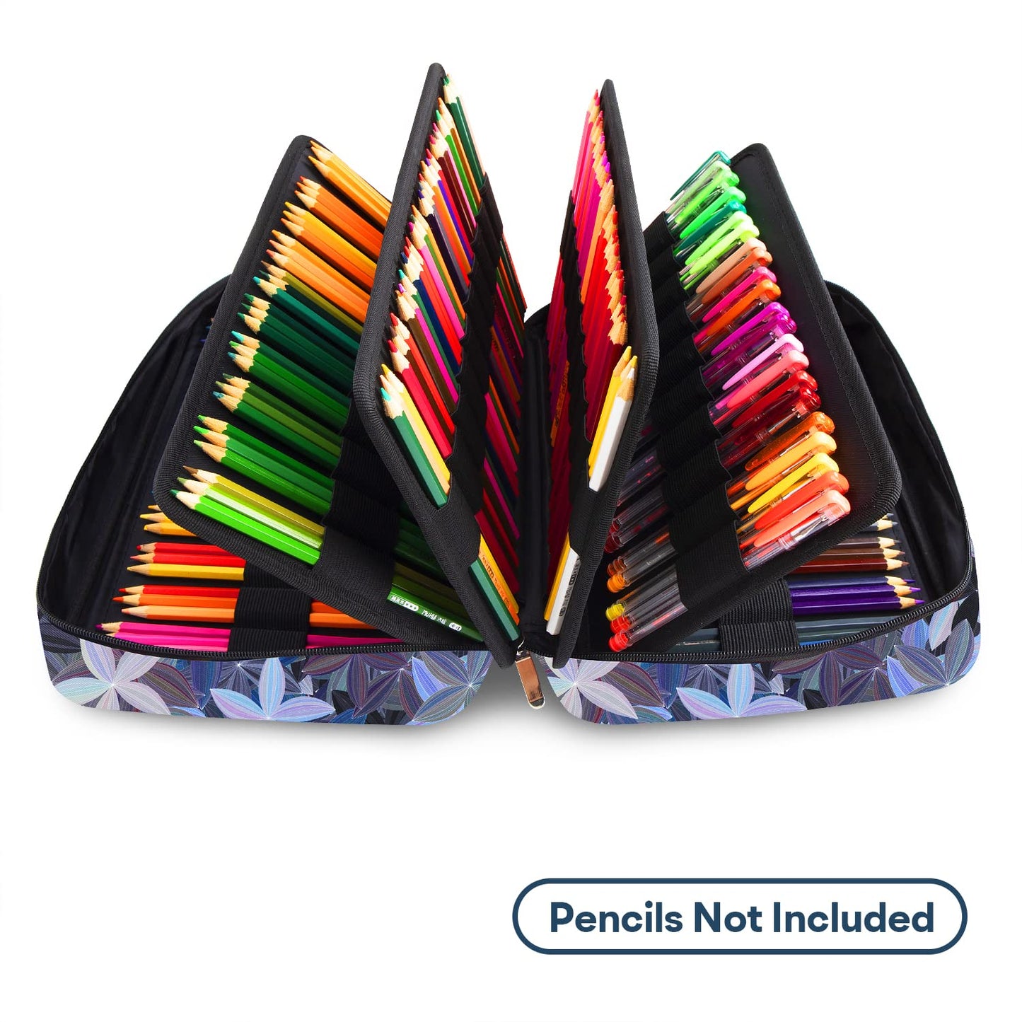 YOUSHAERS 300 Slots Pencil Case - Color Pencil Case Organizer Pen Case with Multilayer Holder for