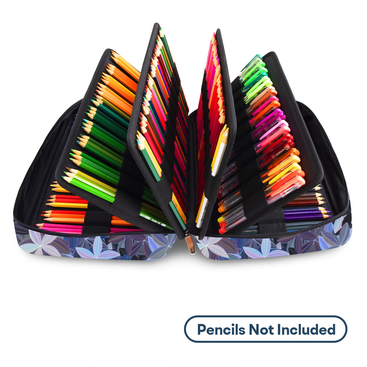 YOUSHAERS 300 Slots Pencil Case - Color Pencil Case Organizer Pen Case with Multilayer Holder for