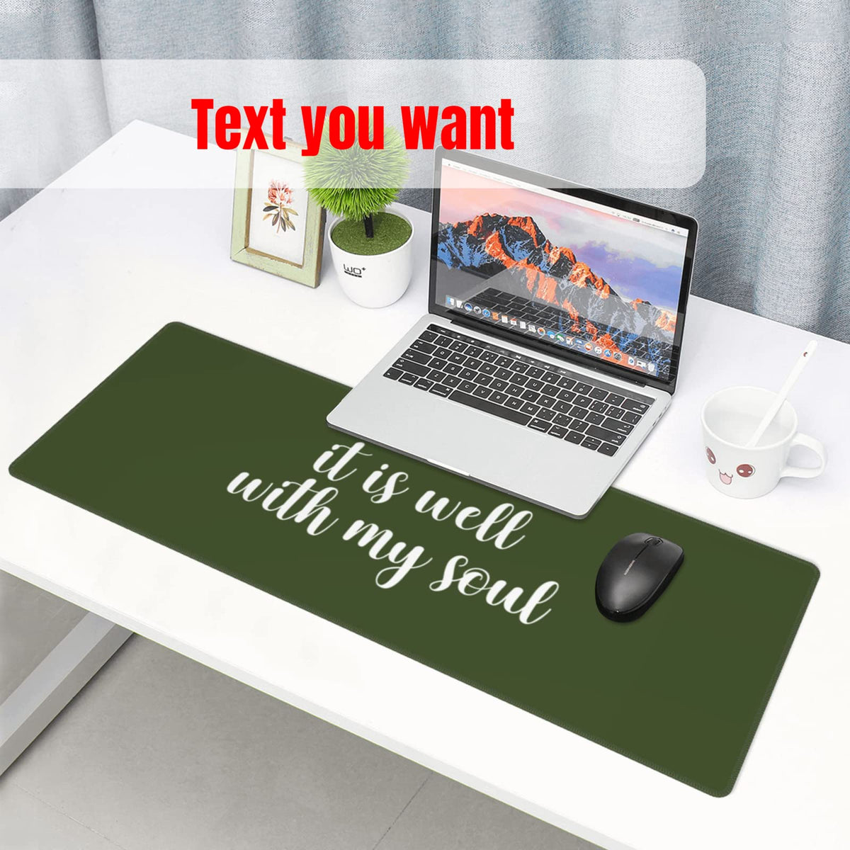 Custom Mouse Pad with Printing of Your Own Photo Image Logo Text Customized Personalized Mousepad