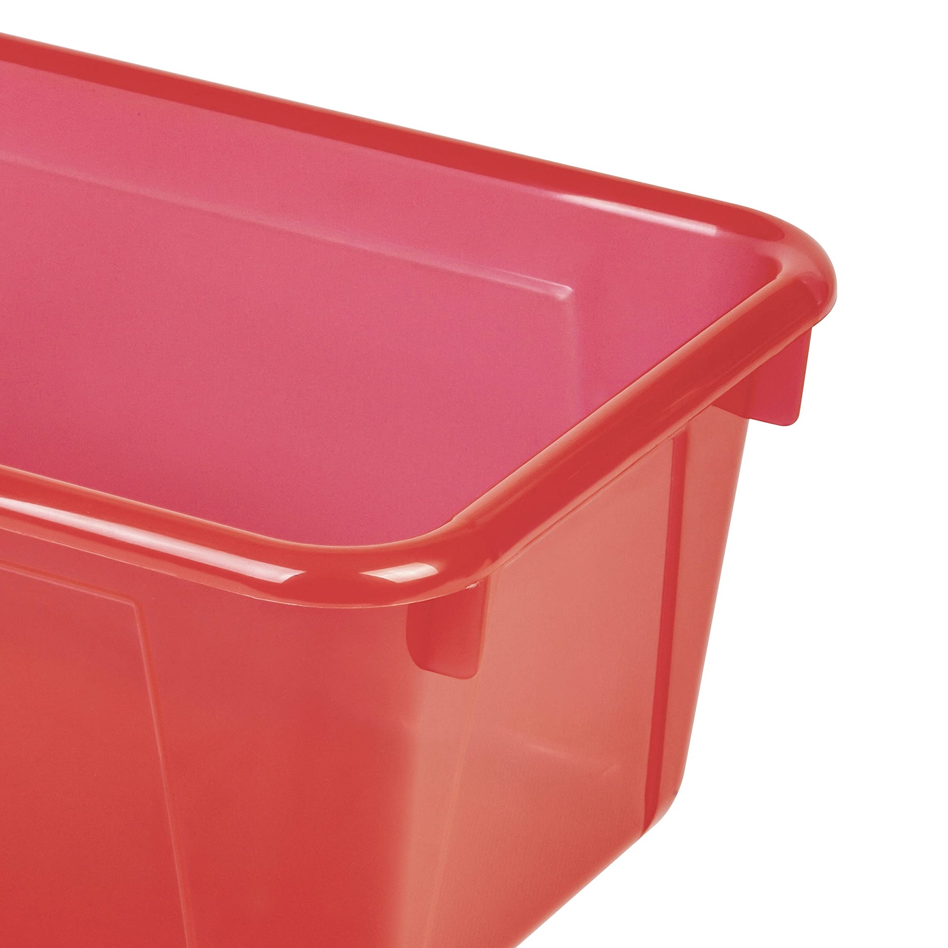 Storex Small Cubby Bins – Plastic Storage Containers for Classroom, 12.2 x 7.8 x 5.1 inches