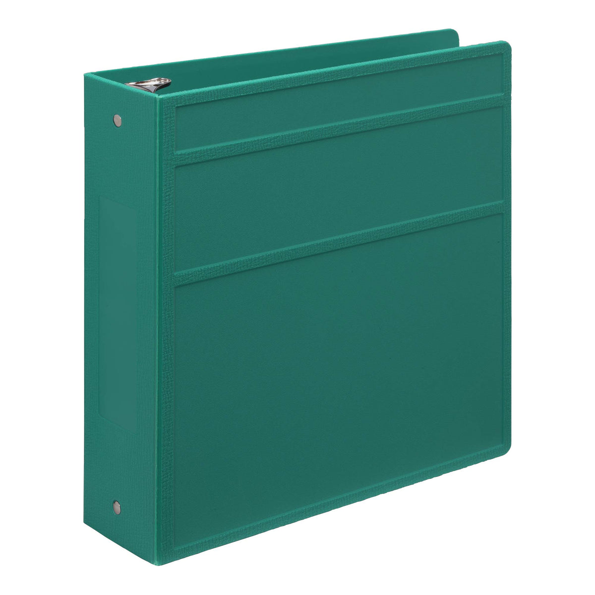 Carstens 3-Inch Heavy Duty 3-Ring Binder - Side Opening, Teal, Durable Plastic, Precision No-Gap