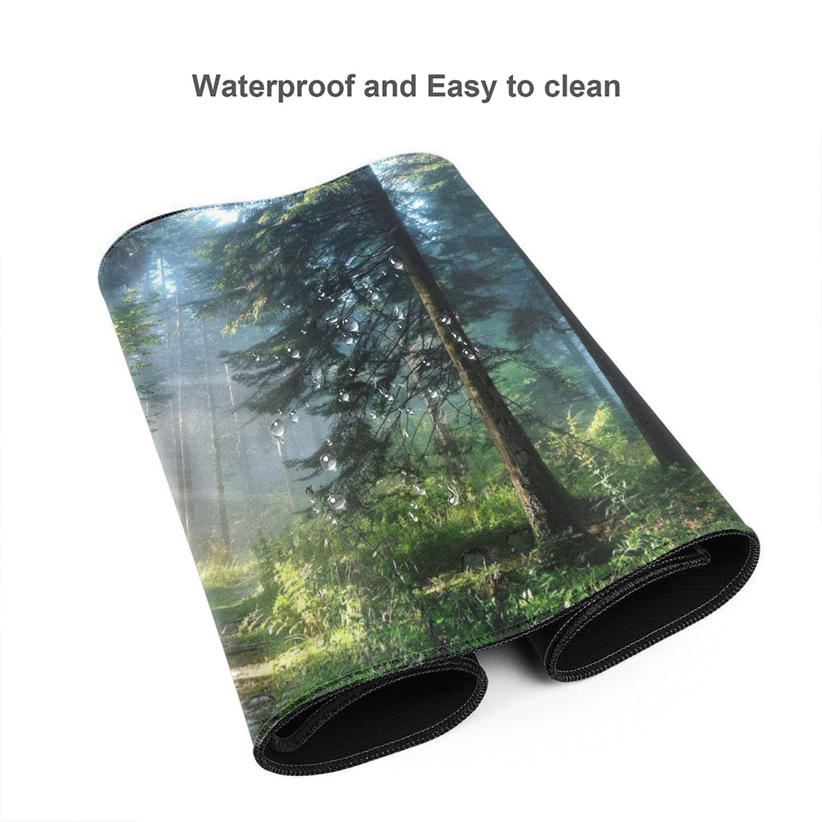 Desk Mat,Forest Extended Gaming Mouse Pad for Office Work & Game,Computer Keyboard Mouse Mat Desk