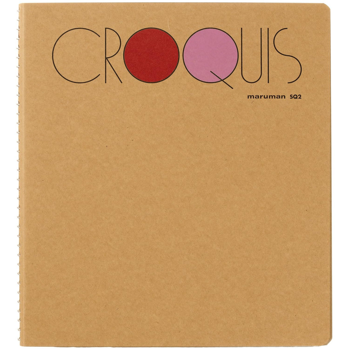 Maruman Croquis Drawing Pad, 6.93" x 6.10", Red