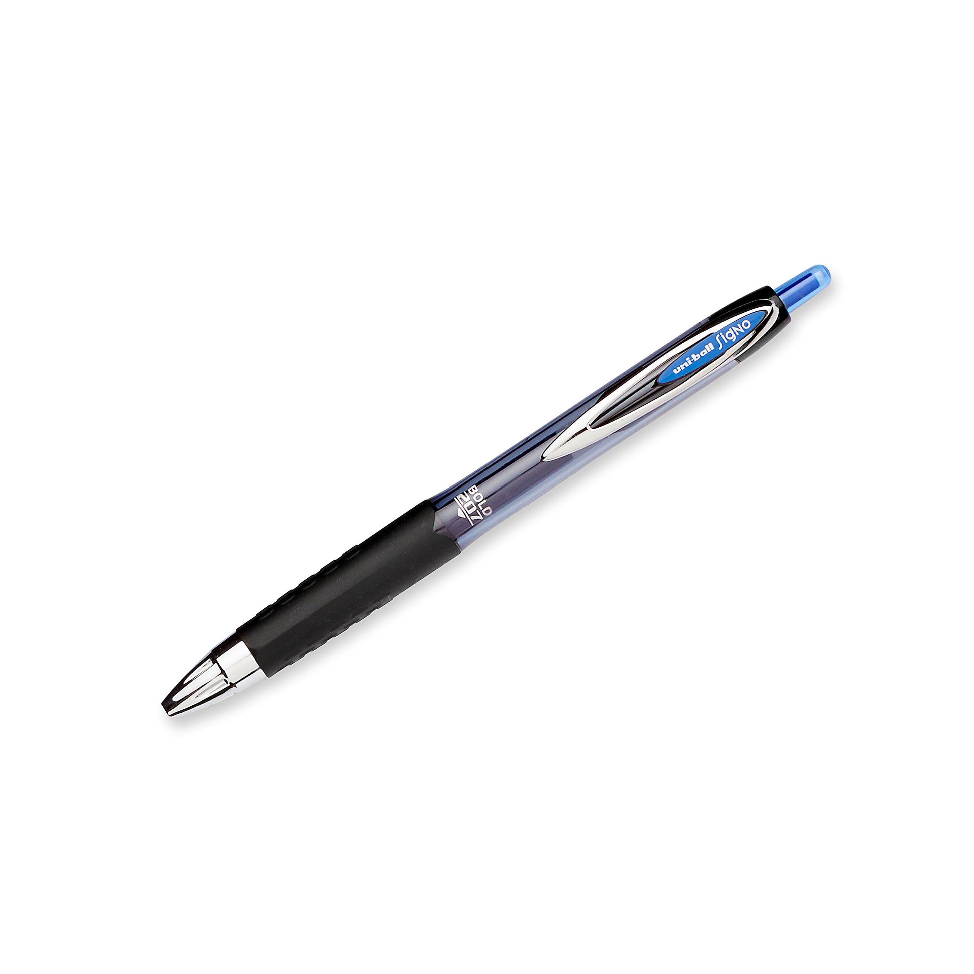 Uni-Ball Signo 207 Gel Pen 5 Pack, 0.38mm Ultra Micro Blue Pens, Gel Ink Pens | Office Supplies