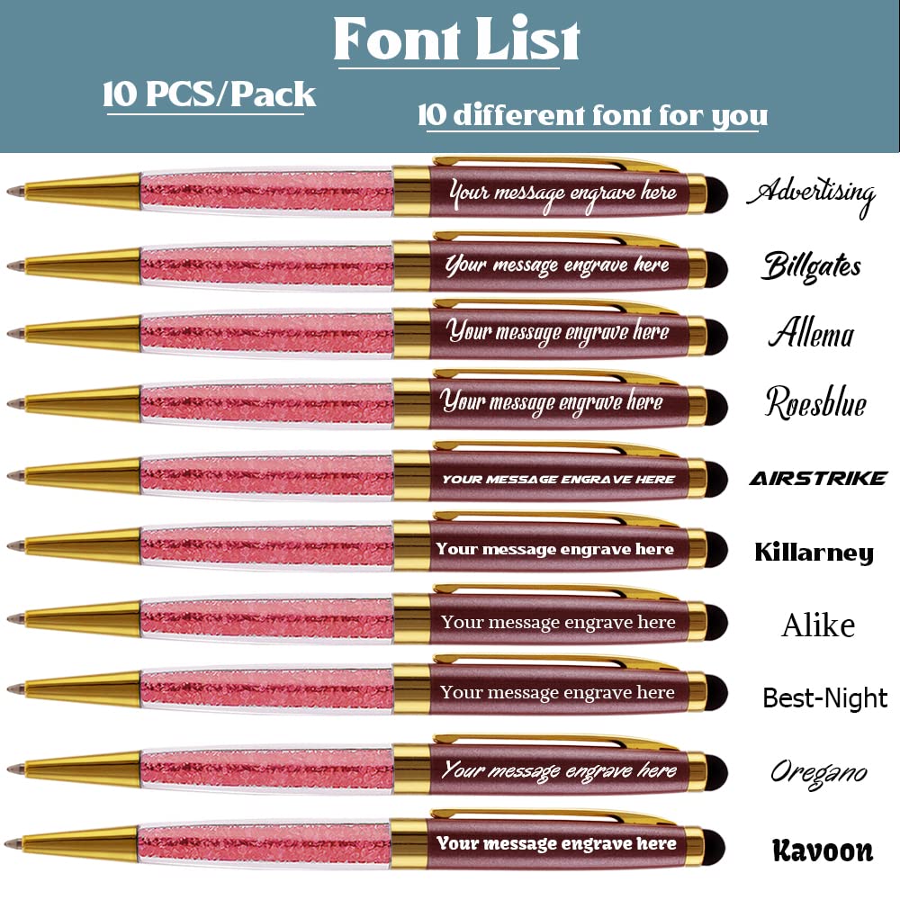 Personalized Pens -Crystal Diamond pen Gift for Wedding Party any occasion