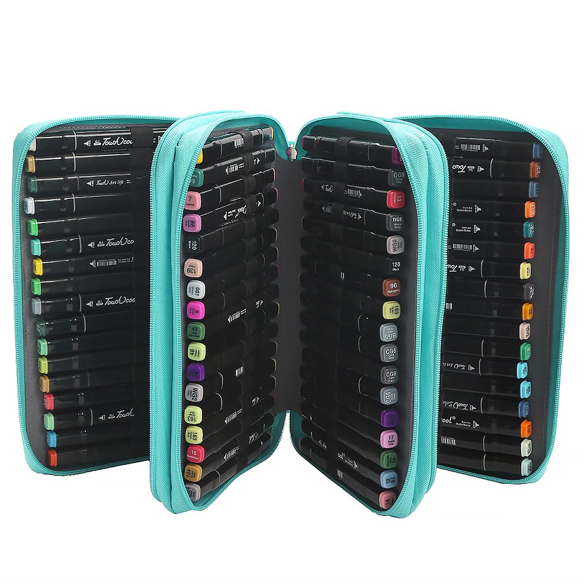 Lbxgap 102 Slots Marker Pen Organizer Case w/Handle