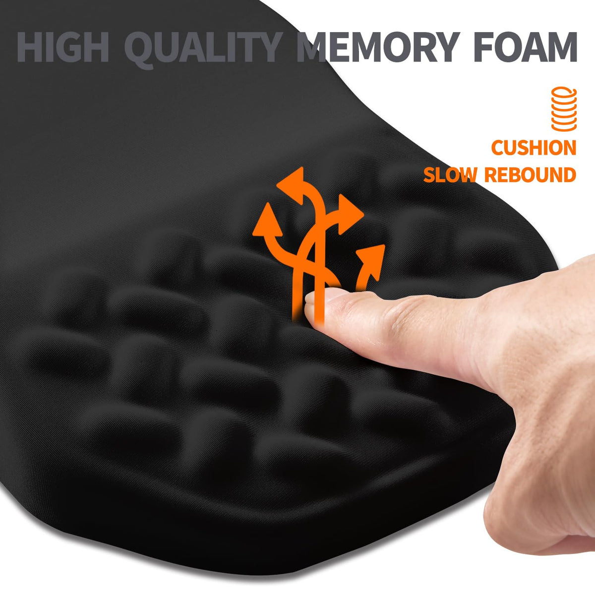 Armanza Ergonomic Slope Mouse Pad Wrist Support, Wrist Rest Mousepad for Carpal Tunnel Pain Relief