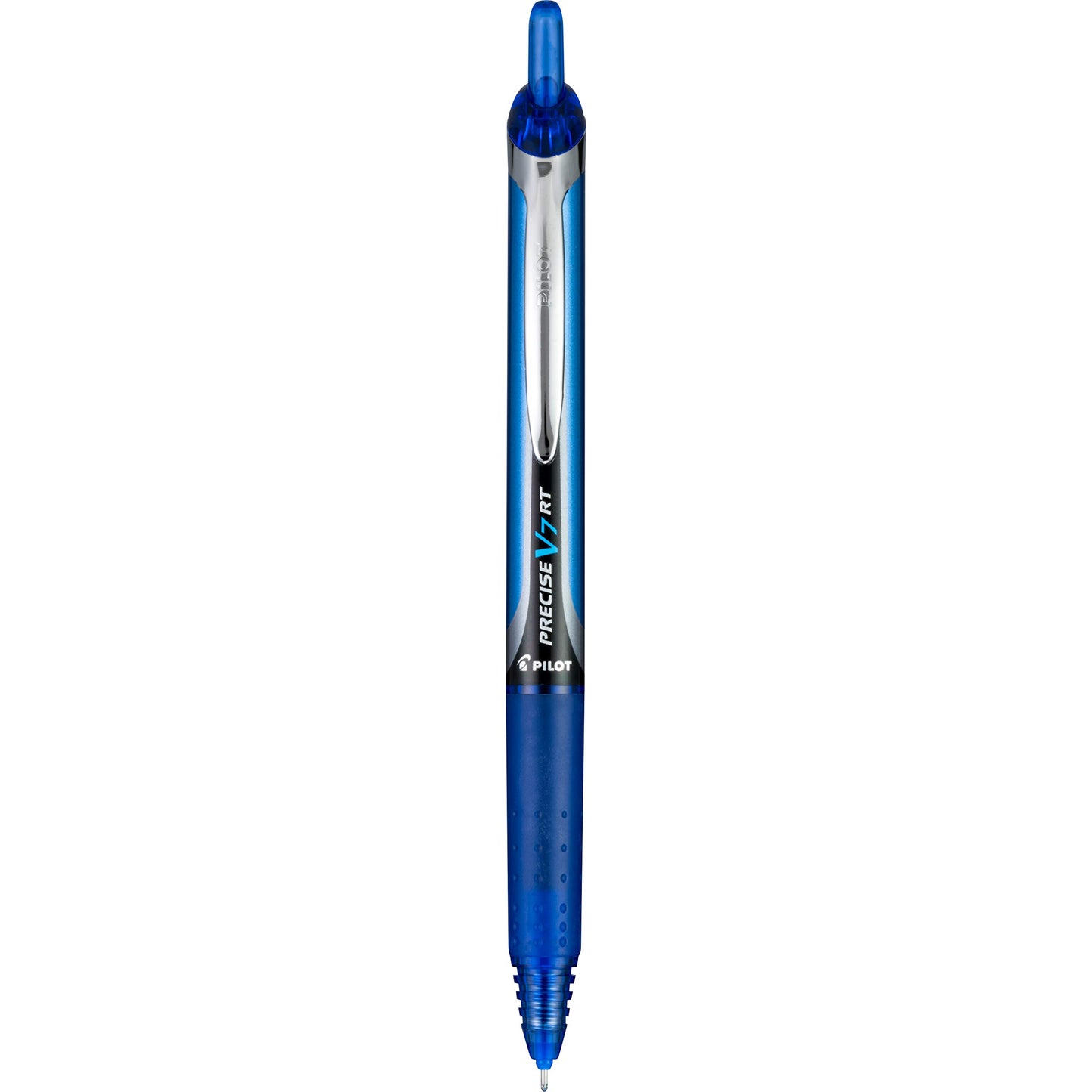 Pilot Precise V7 RT Refillable & Retractable Liquid Ink Rollerball Pens, Blue Ink Pens, Fine Point