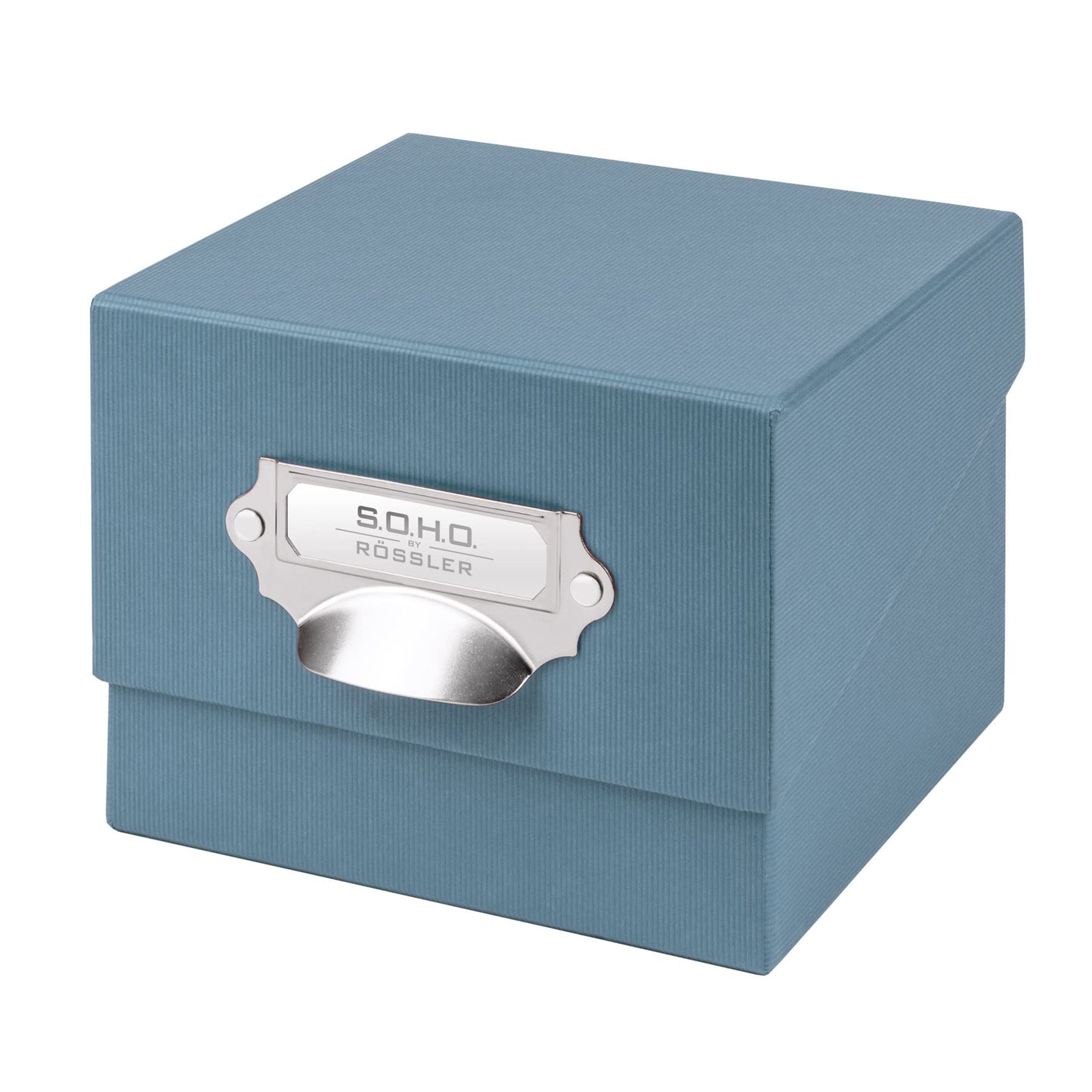 S.O.H.O. 1325452150 A6 Denim Photo Box with Index Holder and Handle