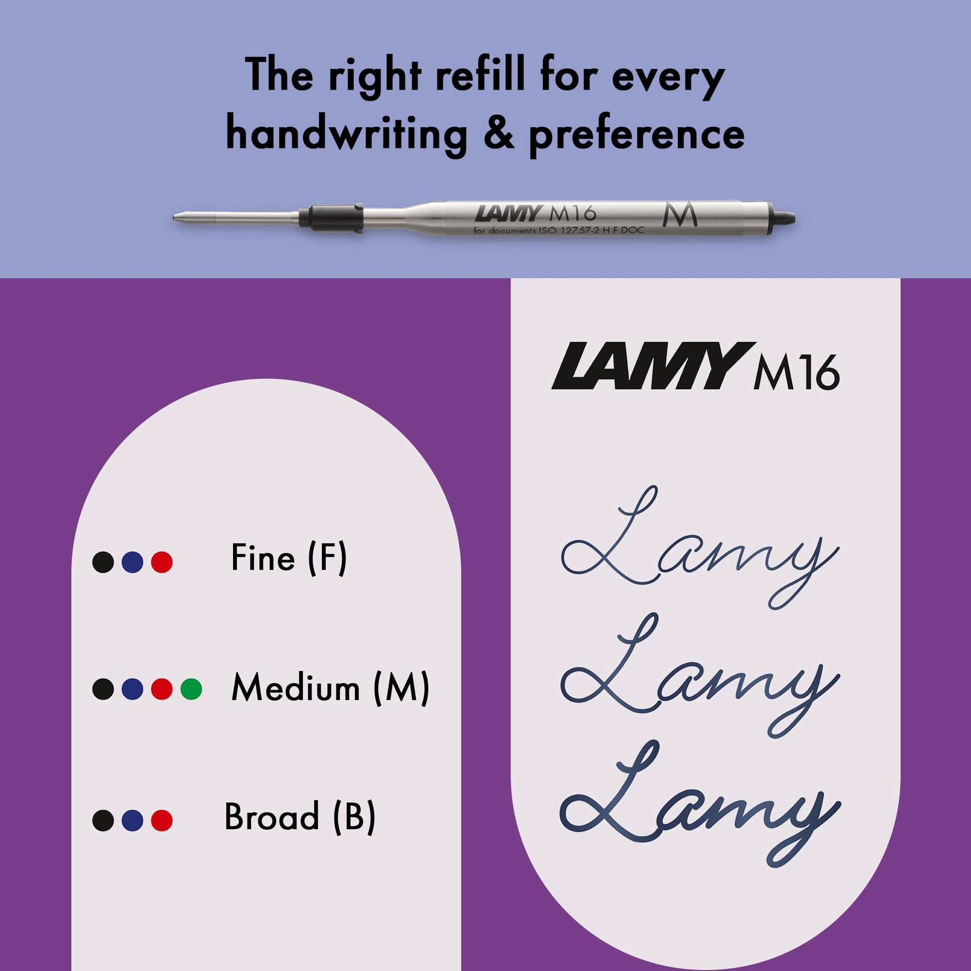 Lamy safari violet blackberry - Ballpoint Pen with ergonomic grip & line width M - for pleasant