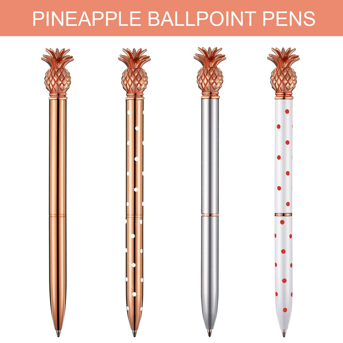 Outus 12 Pcs Pineapple Pens Cute Pineapple Gifts for Women