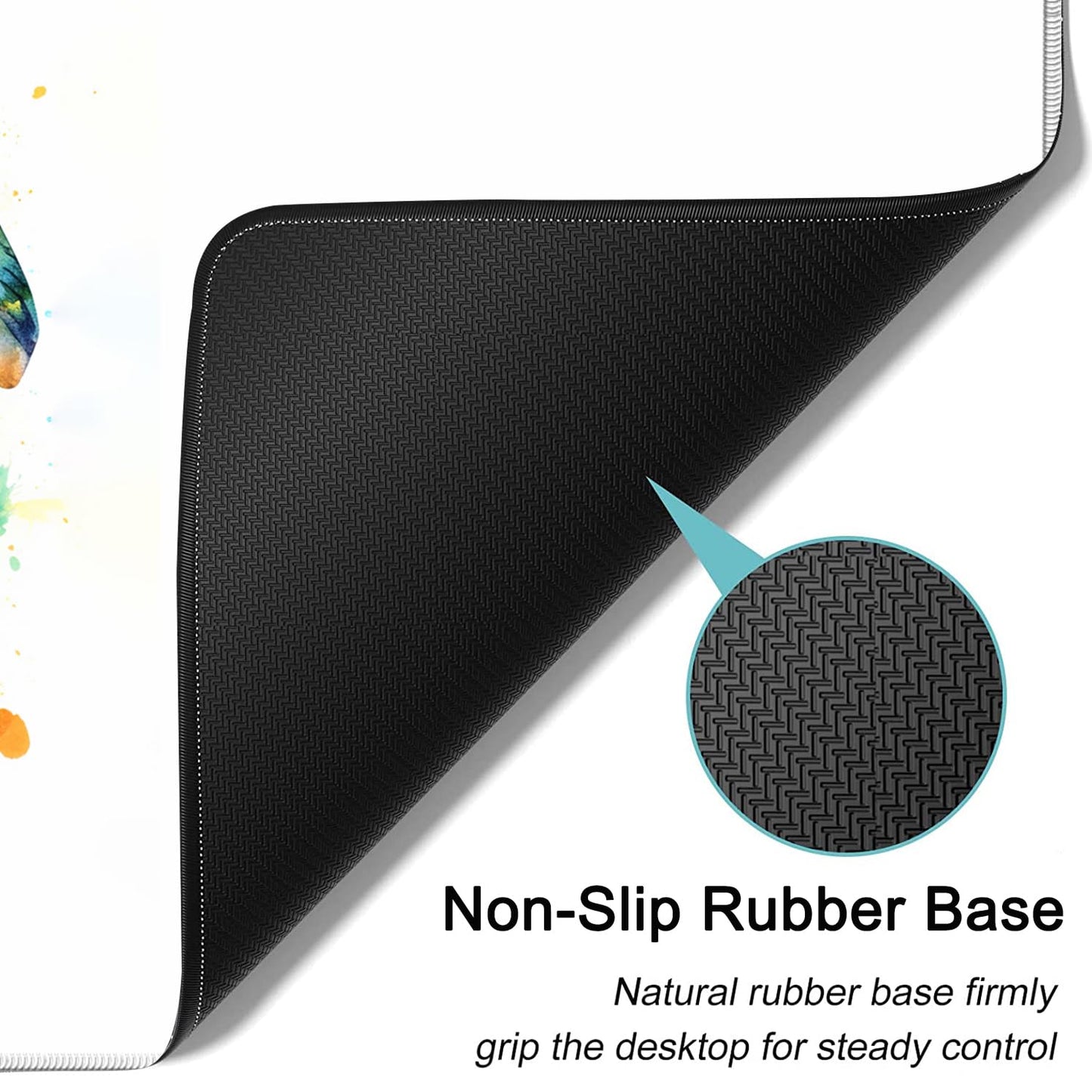Large Mouse Pad, 31.5 x 11.8in Extended Gaming Mouse Pad with Stitched Edges, XXL Mousepad