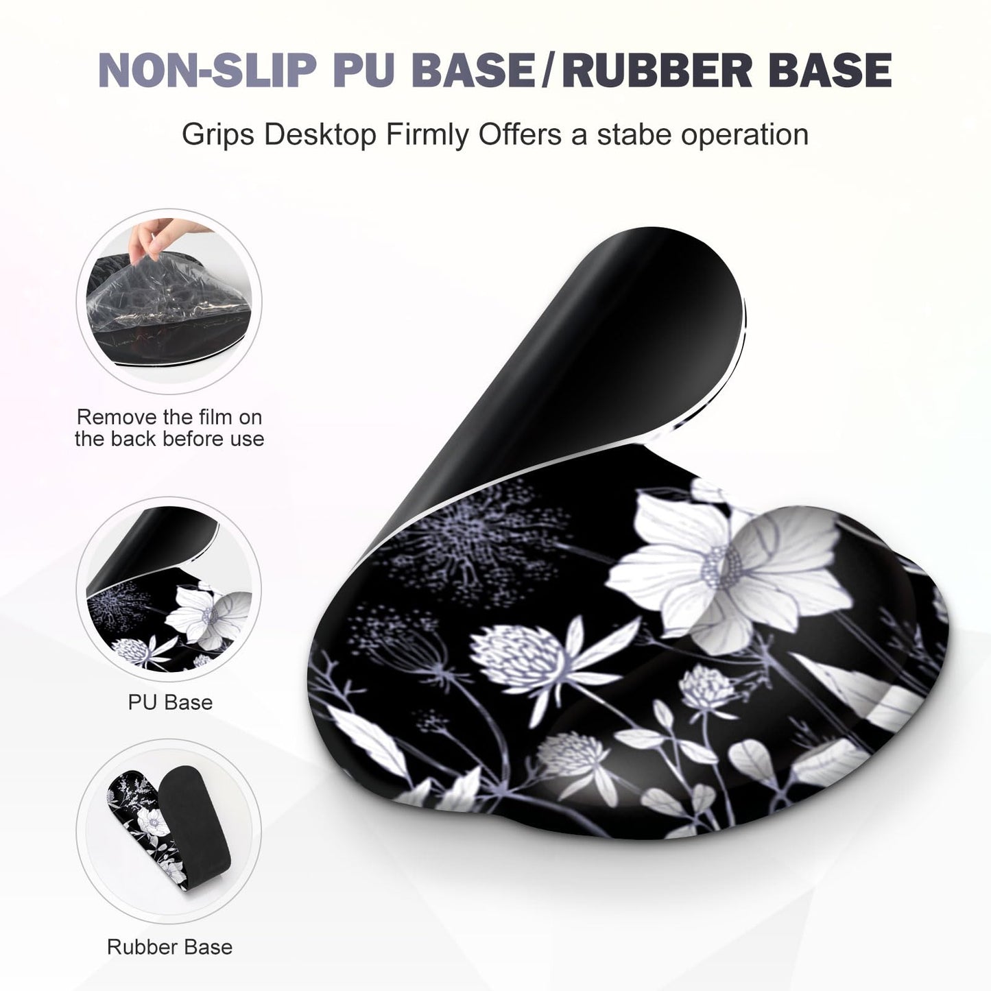 Gaming Mouse Pad, Large Desk Mat, 4in1 XXL Mousepad Cute Desk Pad Protector