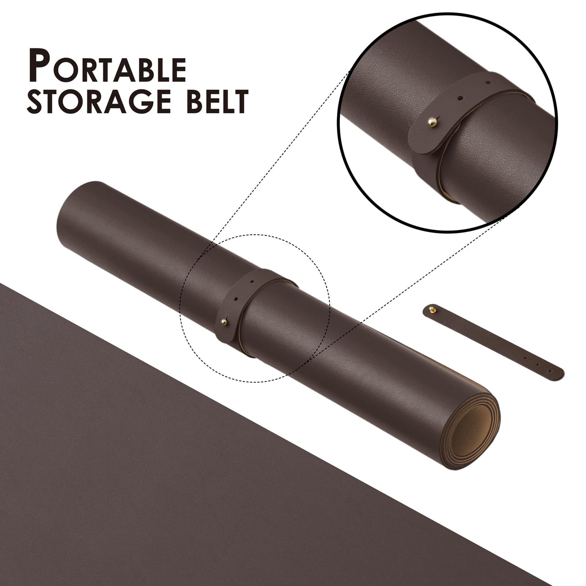 Large Desk Mat - 47.2"x 17" Non-Slip PU Desk Pad for Office and Home - Ideal for Large Mouse Pad