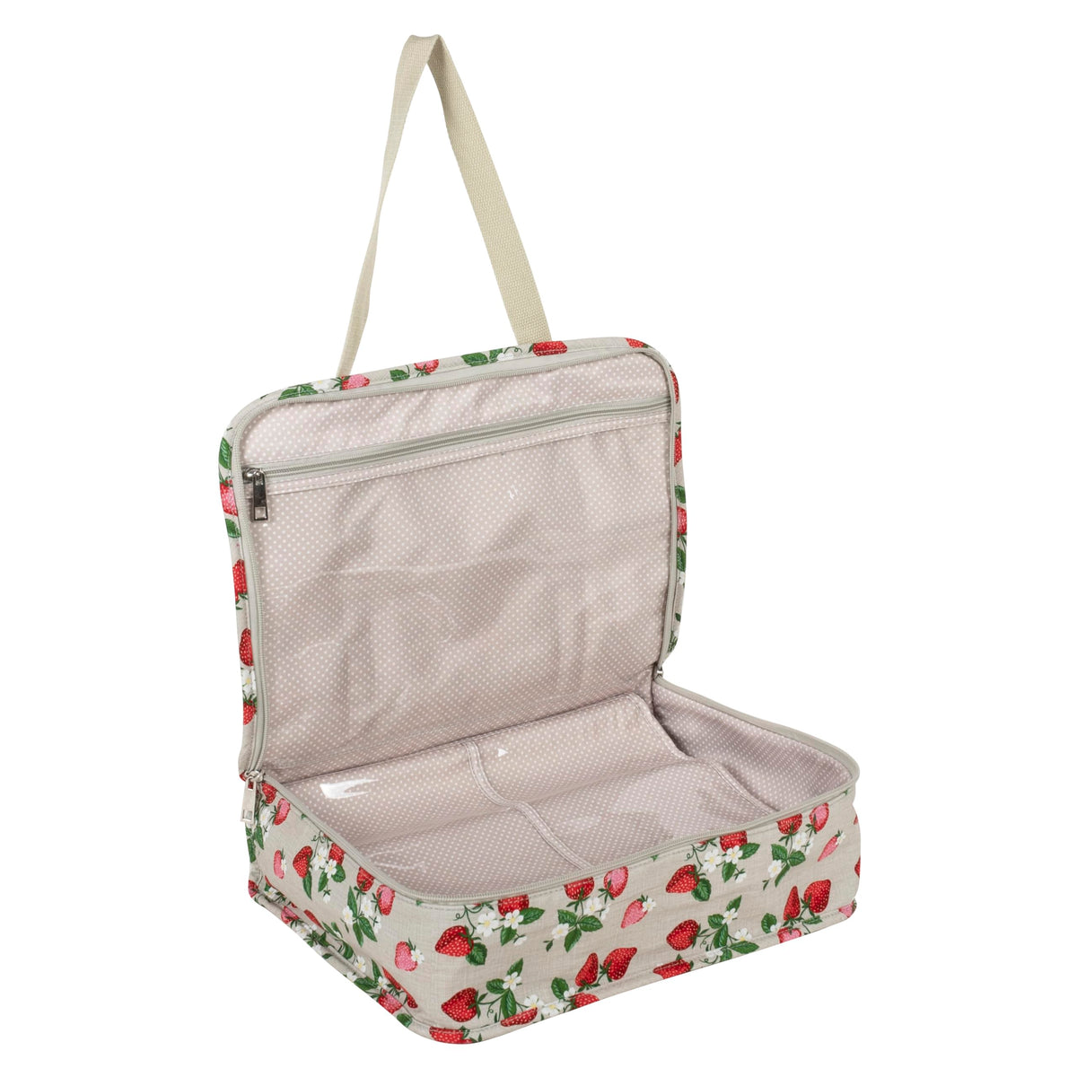 Hobby Gift Project Case Sewing and Yarn Storage Bag with Internal Pockets Handles and Organiser