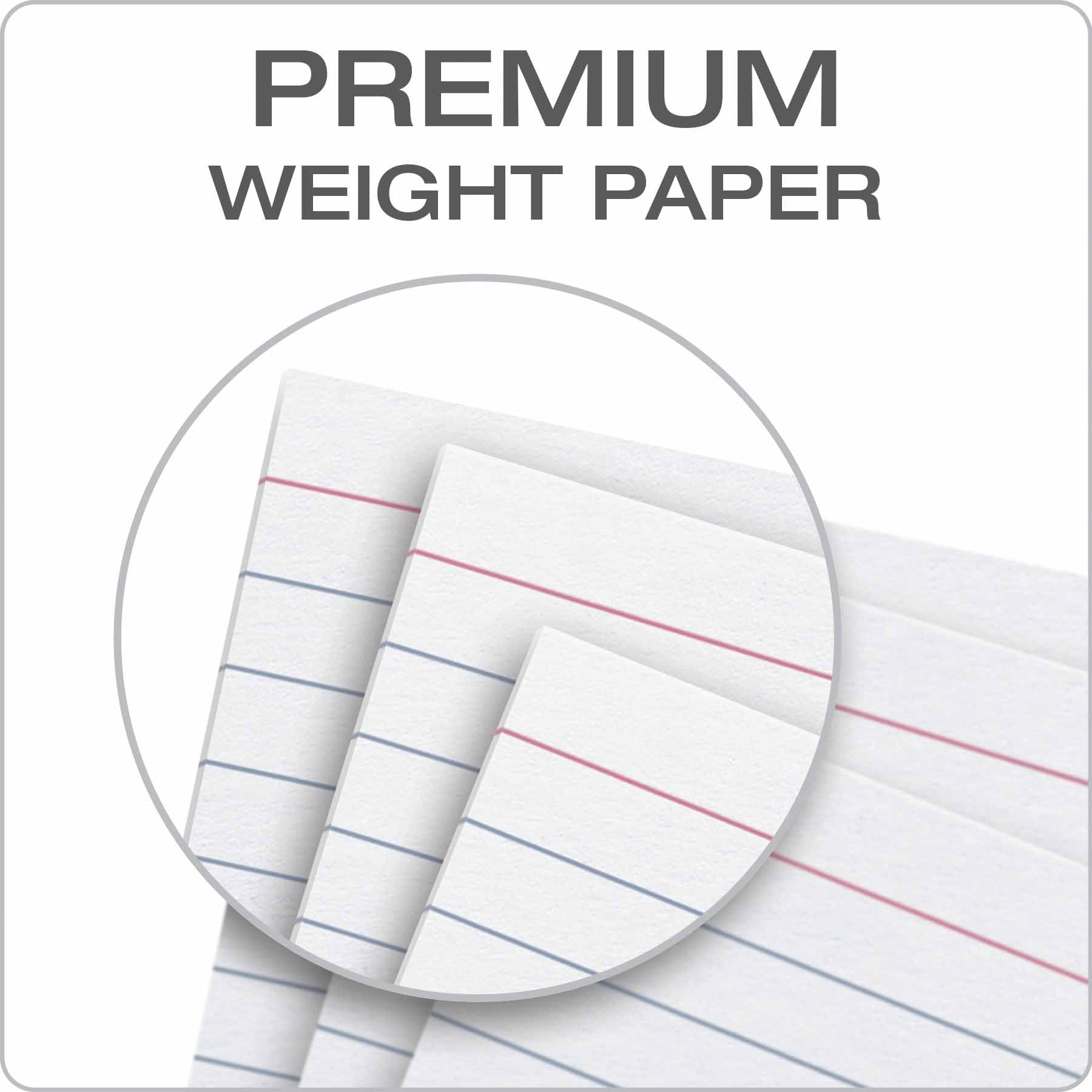 Oxford 51EE Ruled Index Cards, 5" x 8", White, 500 Cards (5 Packs of 100) (51)