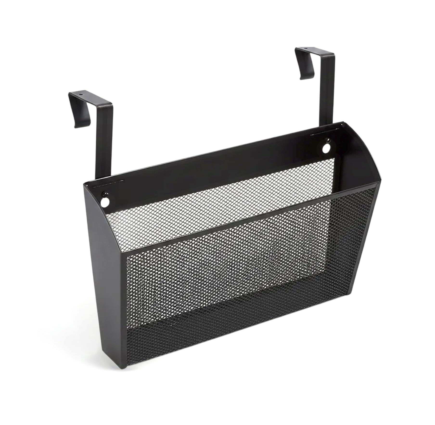 Staples TRU RED Mesh Letter Wall File, 1 - Pocket, Black - Wall - Mounted File Organizer for Mail