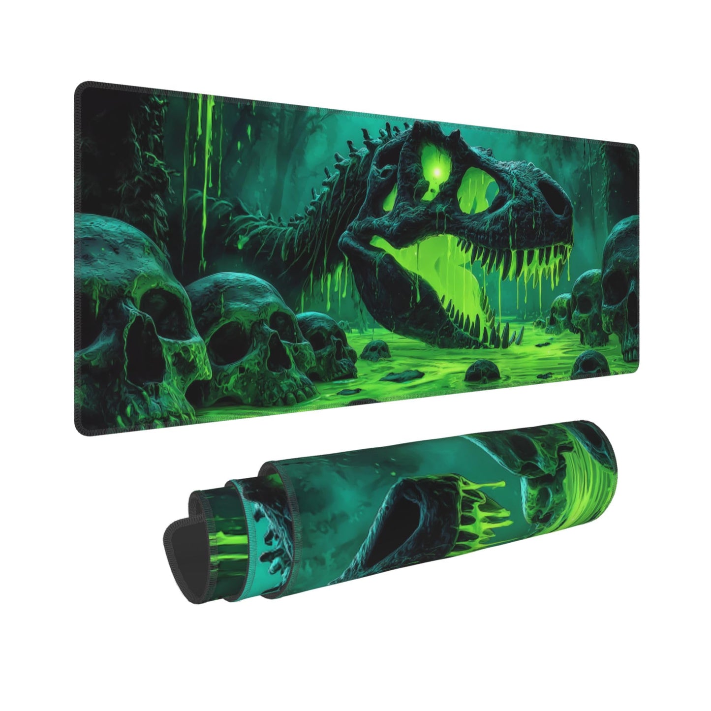 Dinosaur Mouse Pad Extended Large Gaming Mouse Pad XL Stitched Edges for Gamer Home Office 31.5 X