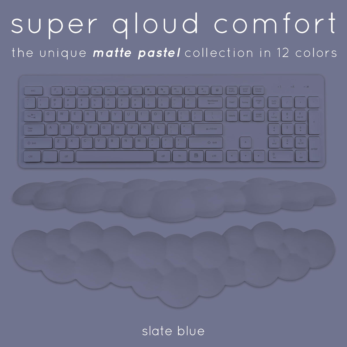 Cloud Keyboard Wrist Rest – Create-ables Qloud Cloud Wrist Rest for Computer Keyboard and Mouse