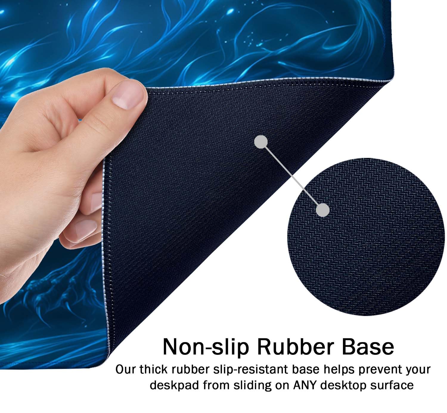 SSOIU Extended Mouse Pad, XXL Gaming Mouse Pads, Large Big Mousepad Laptop Computer Keyboard Mat