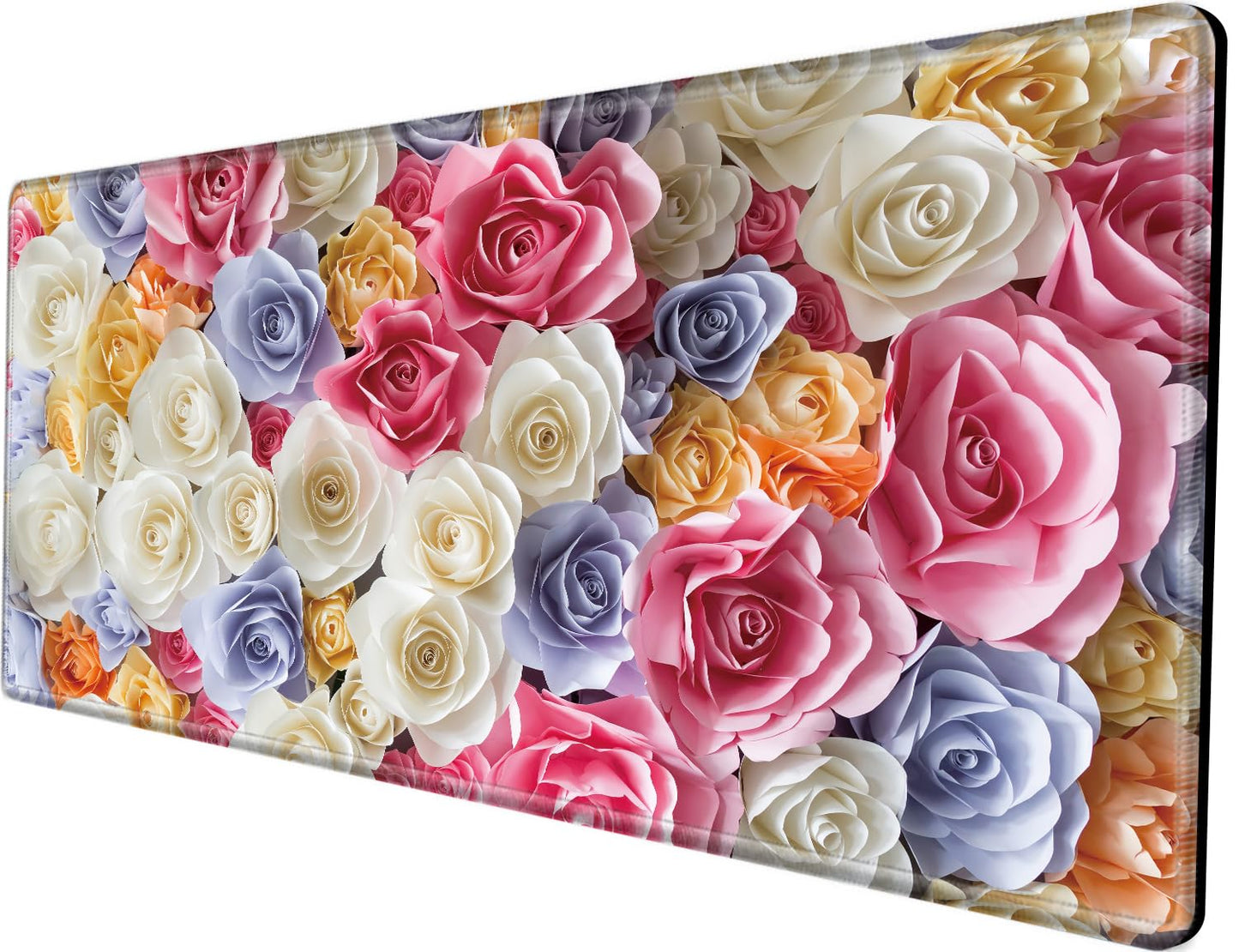 Giant 48x24 Large Mouse Pad XXXL Desk Mat Gaming Mousepad Huge Desk Pad Pink Rose 4XL Full Computer