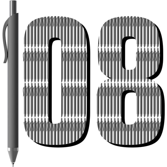 JIMMIDDA Gel Pens Black, 108 Pack Bulk 0.7mm Fine Point Smooth Retractable