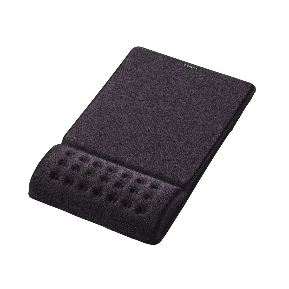 Elecom MP-095BK Mousepad with Wrist Rest, Comfy Fatigue Reduction, Stable Operation, Black