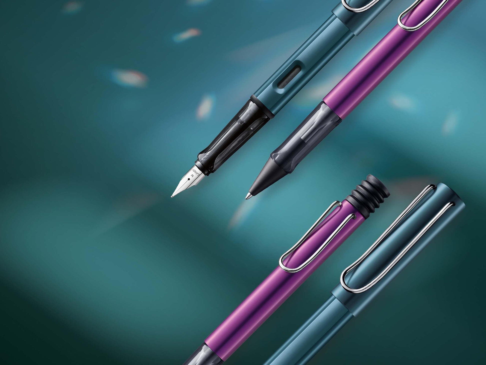 LAMY AL-star turmaline - Fountain Pen with ergonomic grip & polished steel nib in size F
