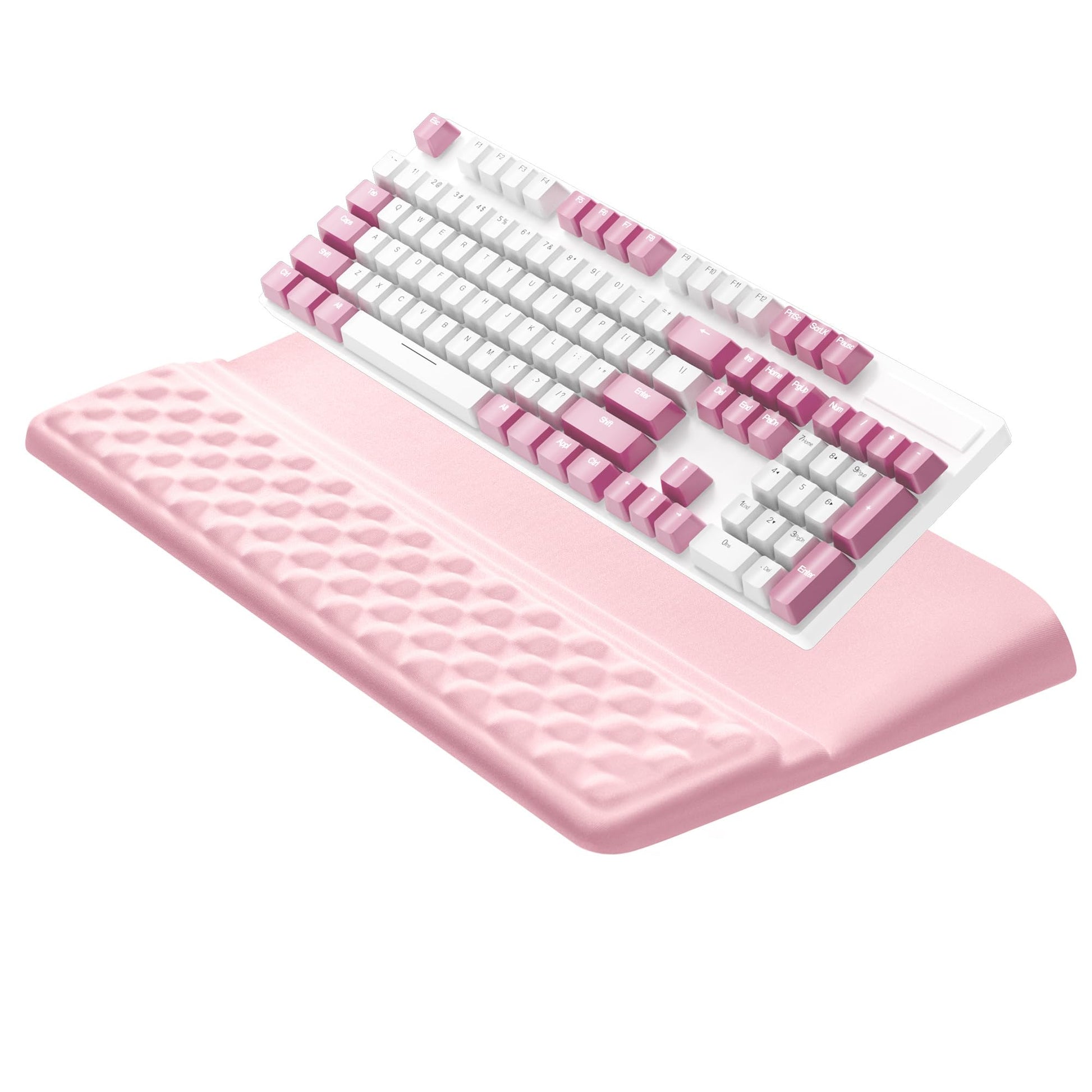 Ospelelf Keyboard Wrist Rest Pad, Comfy Ergonomic Keyboard Stand Riser Holder, Computer Wrist