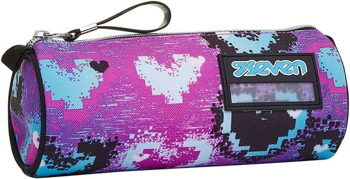 Seven Bustina Shiny Girl portapenna, 22 x 8 x 8,5 cm, Multicoloured, 22 x 8 x 8,5 cm, Portapenna