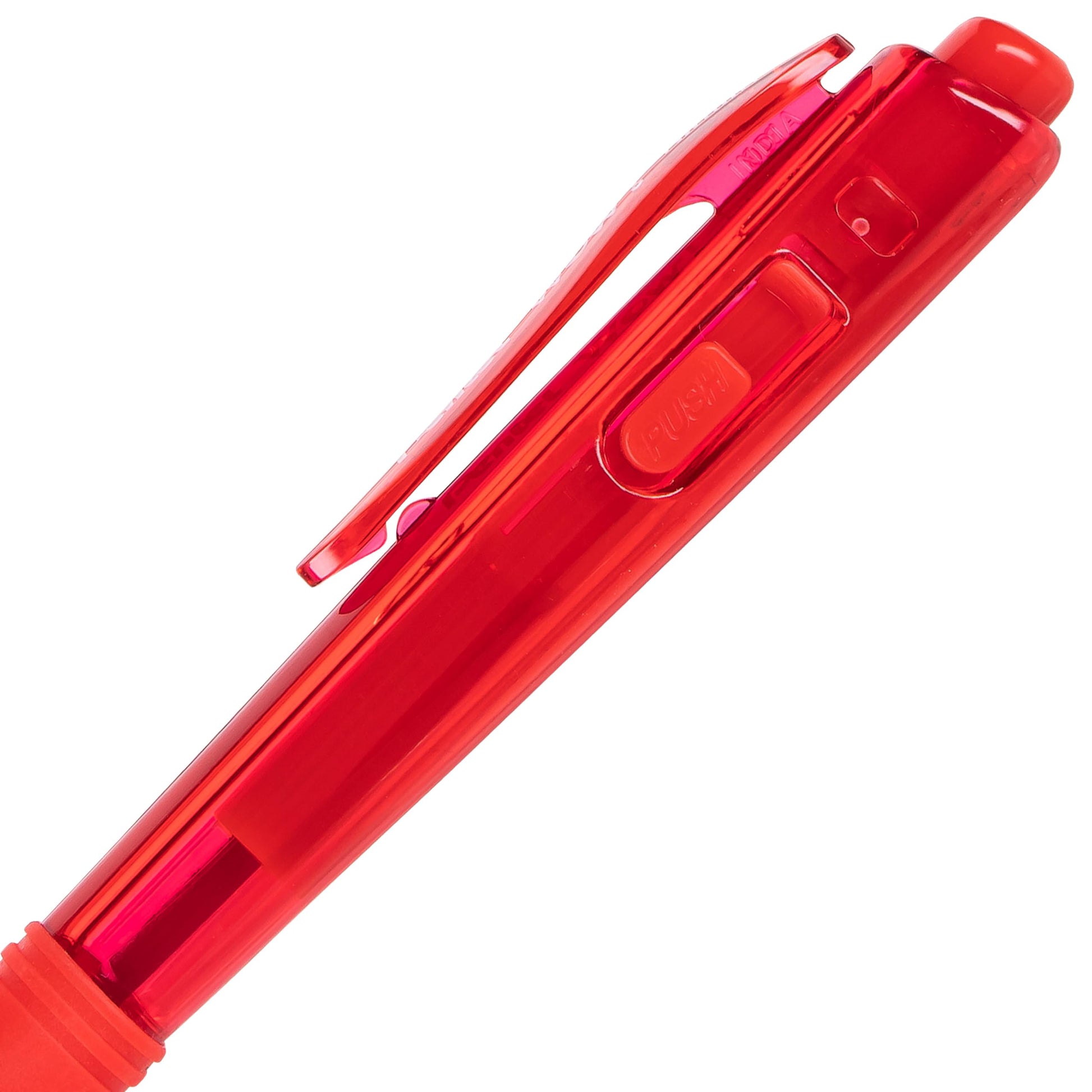 Pentel WOW! Ballpoint Pen, (1.0mm) Medium Line, Red Ink, Pack of 60, Canister (BK440PC60B)