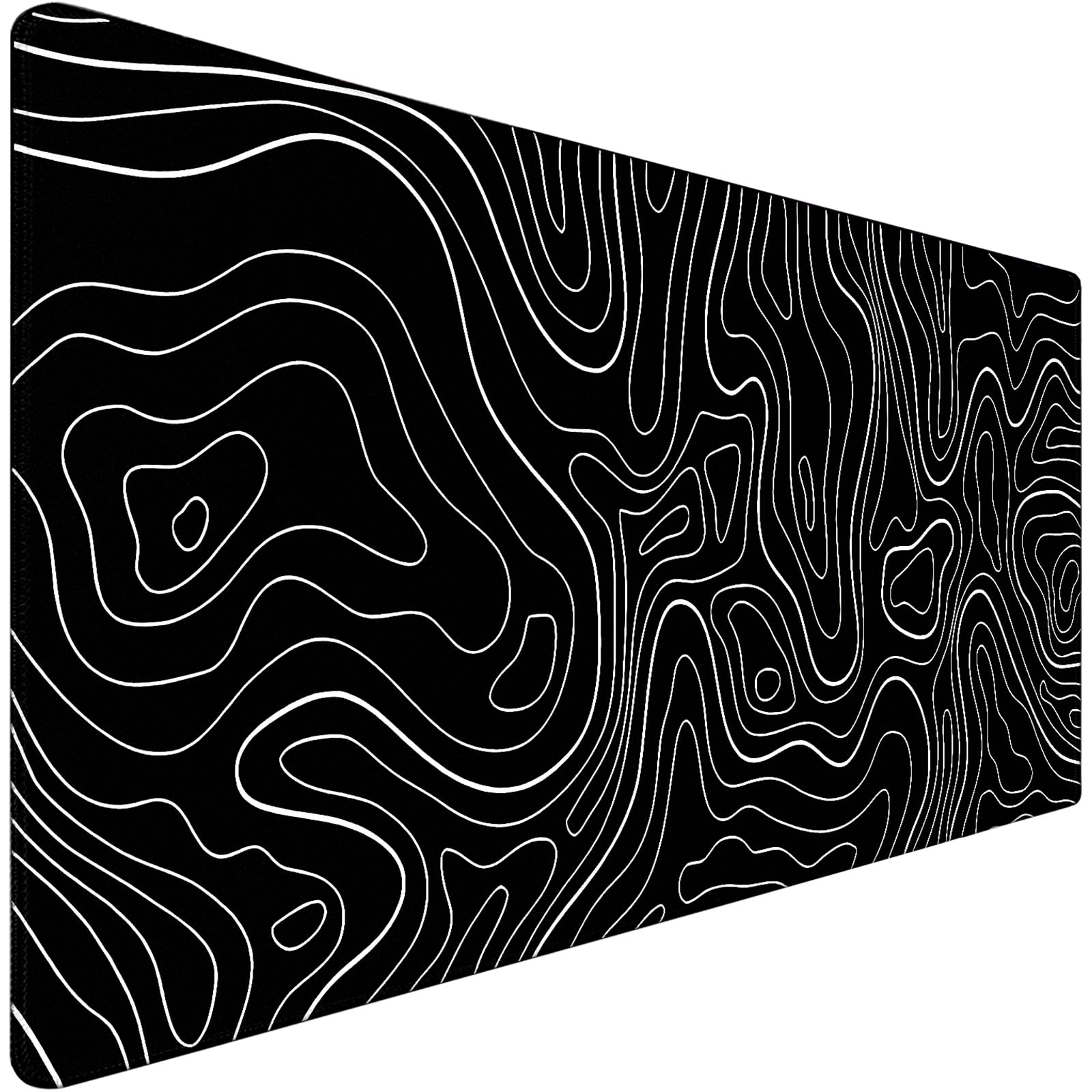 Large Mouse Pad Big Desk Mat Large Office Desk Pad, White Line
