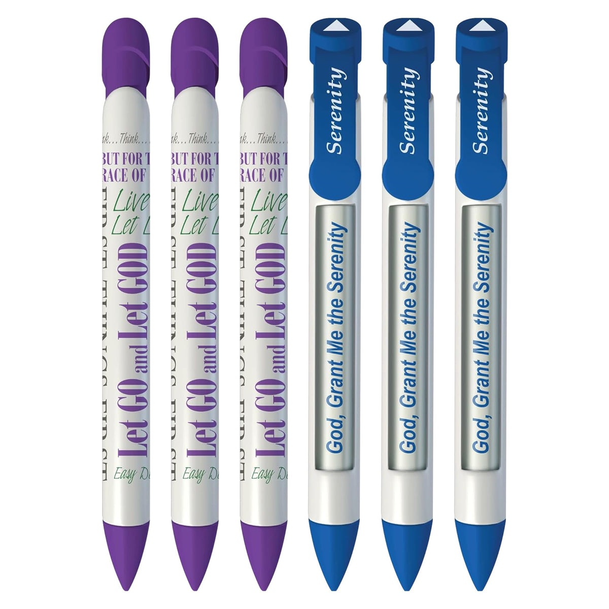 Greeting Pen – Serenity Prayer Rotating Message Pen – Inspirational Christian Presents with 4