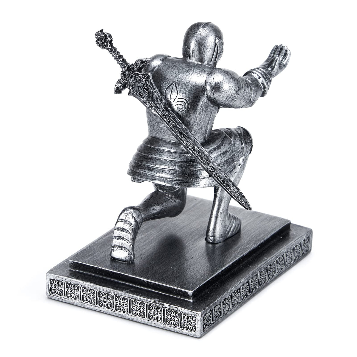 ThreeH Knight Pen Holder Magnetic Resin Ornaments Desk Decoration Home Decoration Pen Organizer