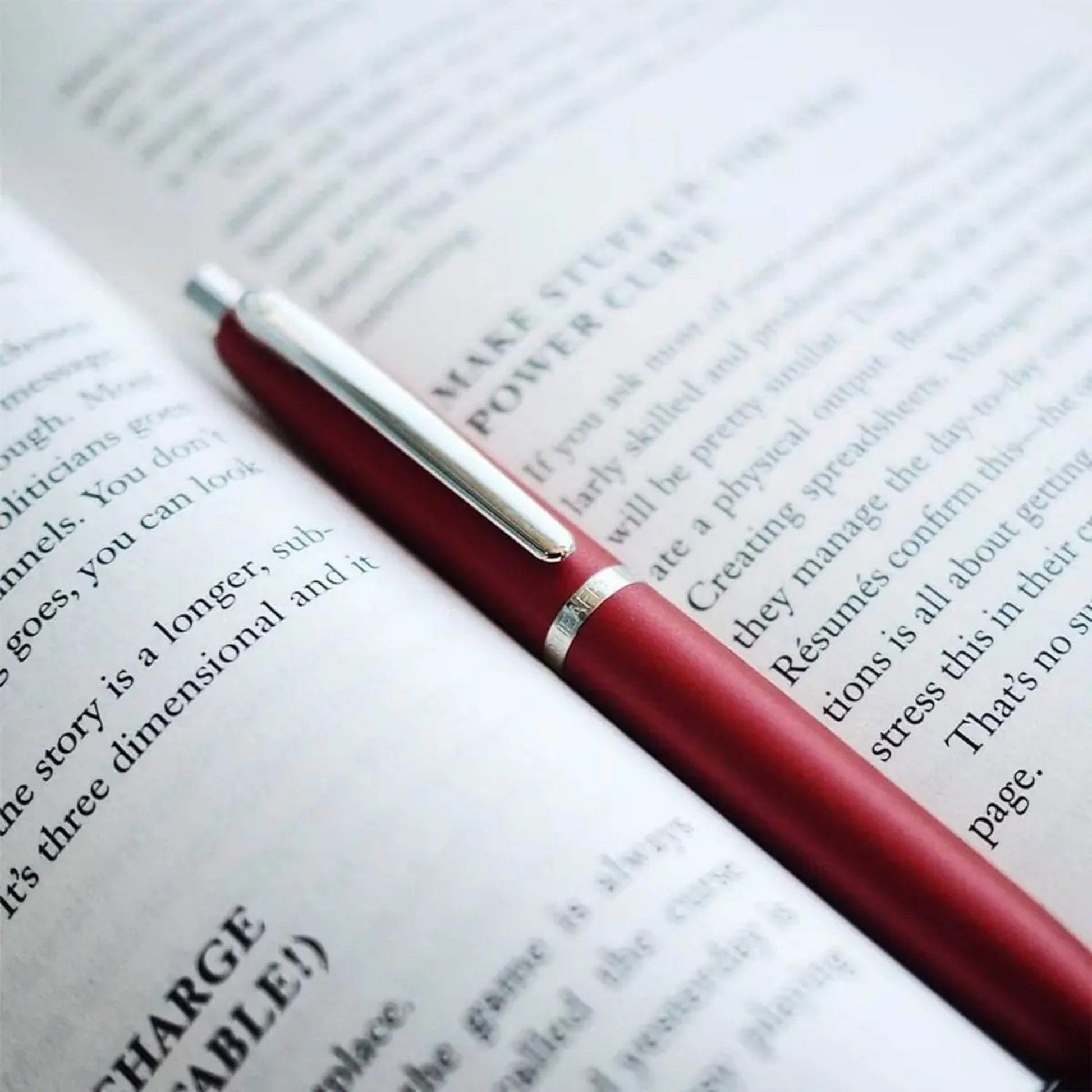 Sheaffer VFM Excessive Red Ballpoint Pen with Chrome Trim