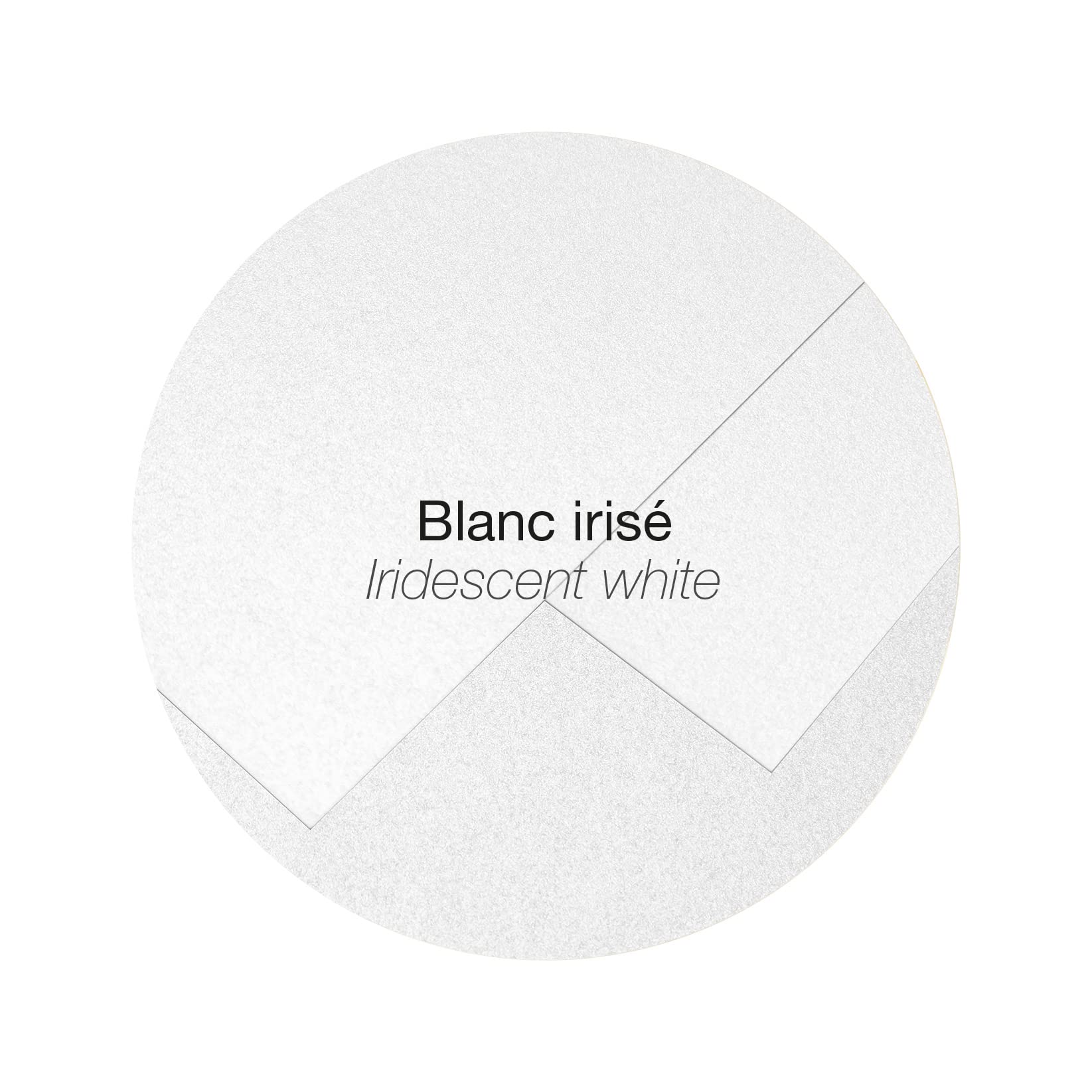 Clairefontaine - Ref 1185C - Pollen Iridescent Card (Pack of 25 Sheets) - 160 x 160mm Sized, 210gsm