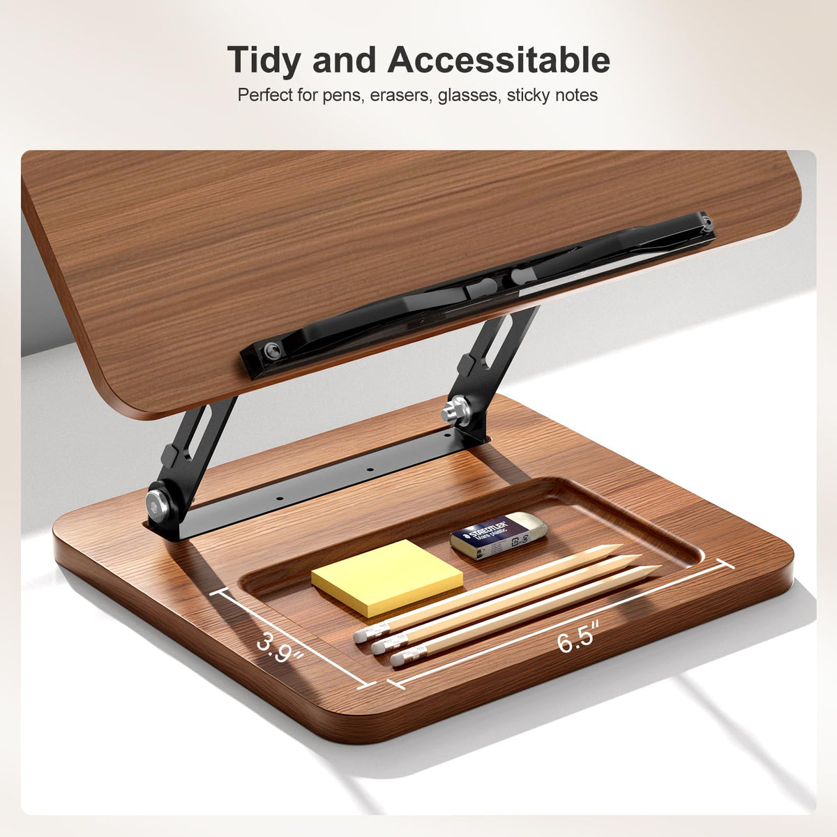 OPTIXCELL Book Stand with Light, Hands Free Book Holder, Gifts Book Lovers