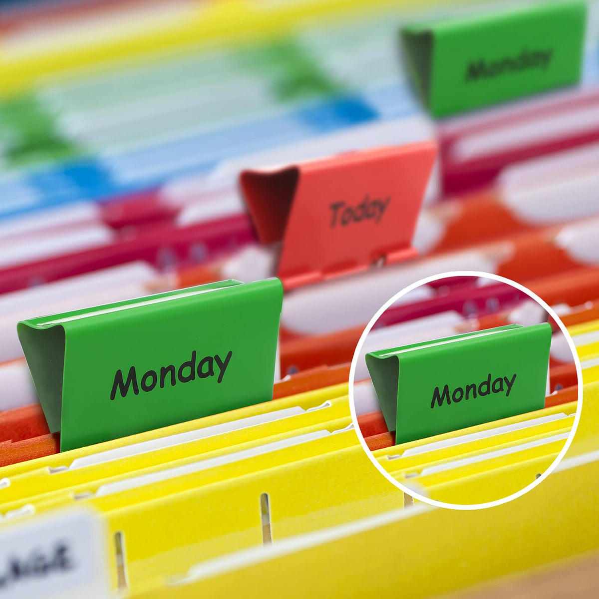 Tenare 6 Pack 2 Inch Teacher Binder Clips, Classroom Paper Organizer