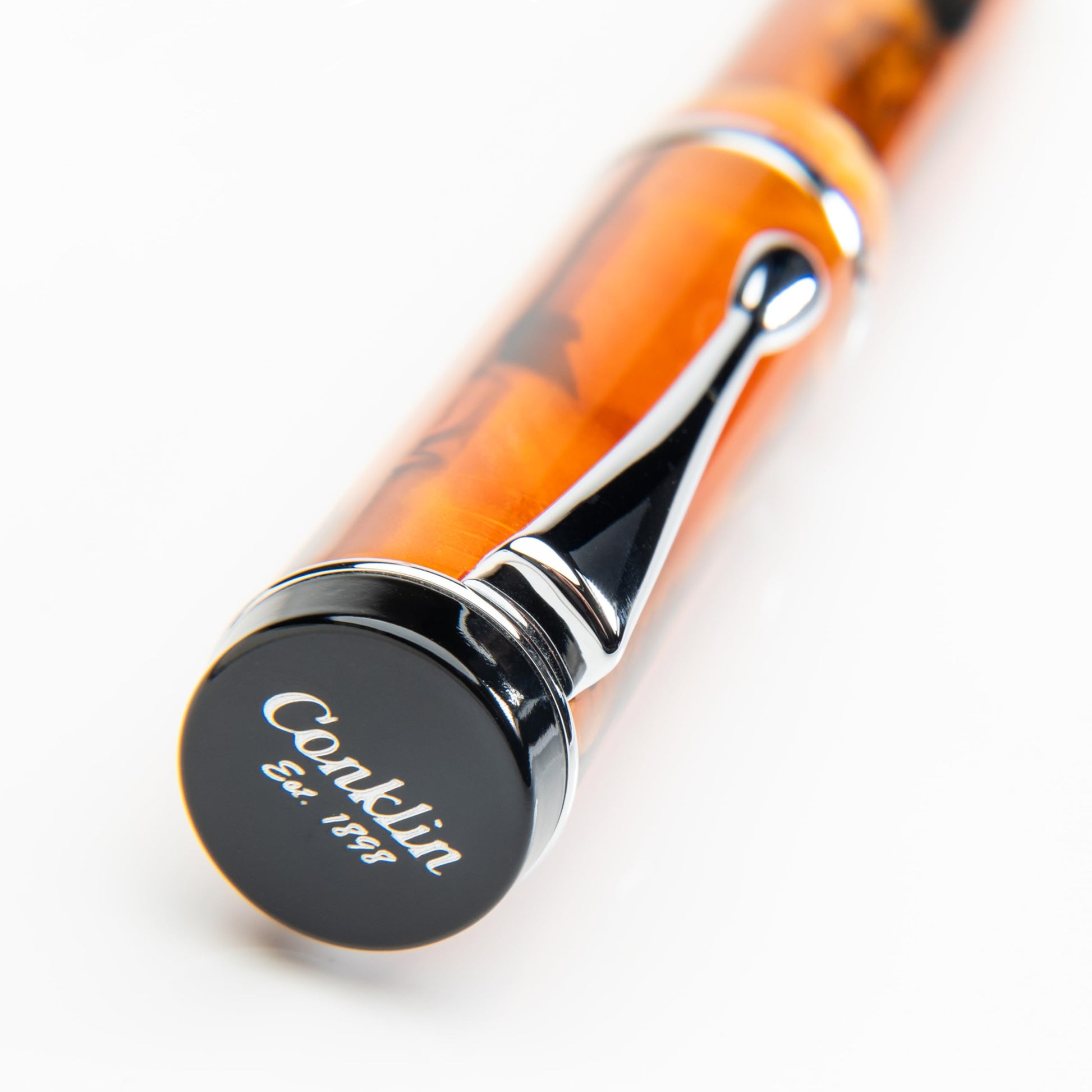 Conklin Duragraph Ballpoint Pen in Amber – Luxury Writing Instrument with Warm Amber Finish, Best