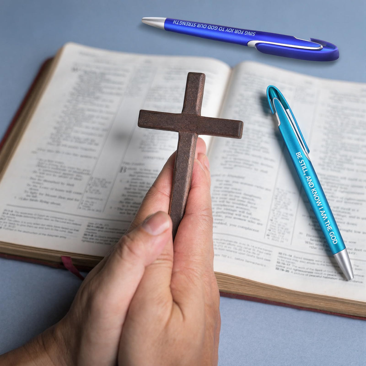 Lincia 200 Pcs Bible Verse Ballpoint Pens Bulk, Medium Point, Black Ink