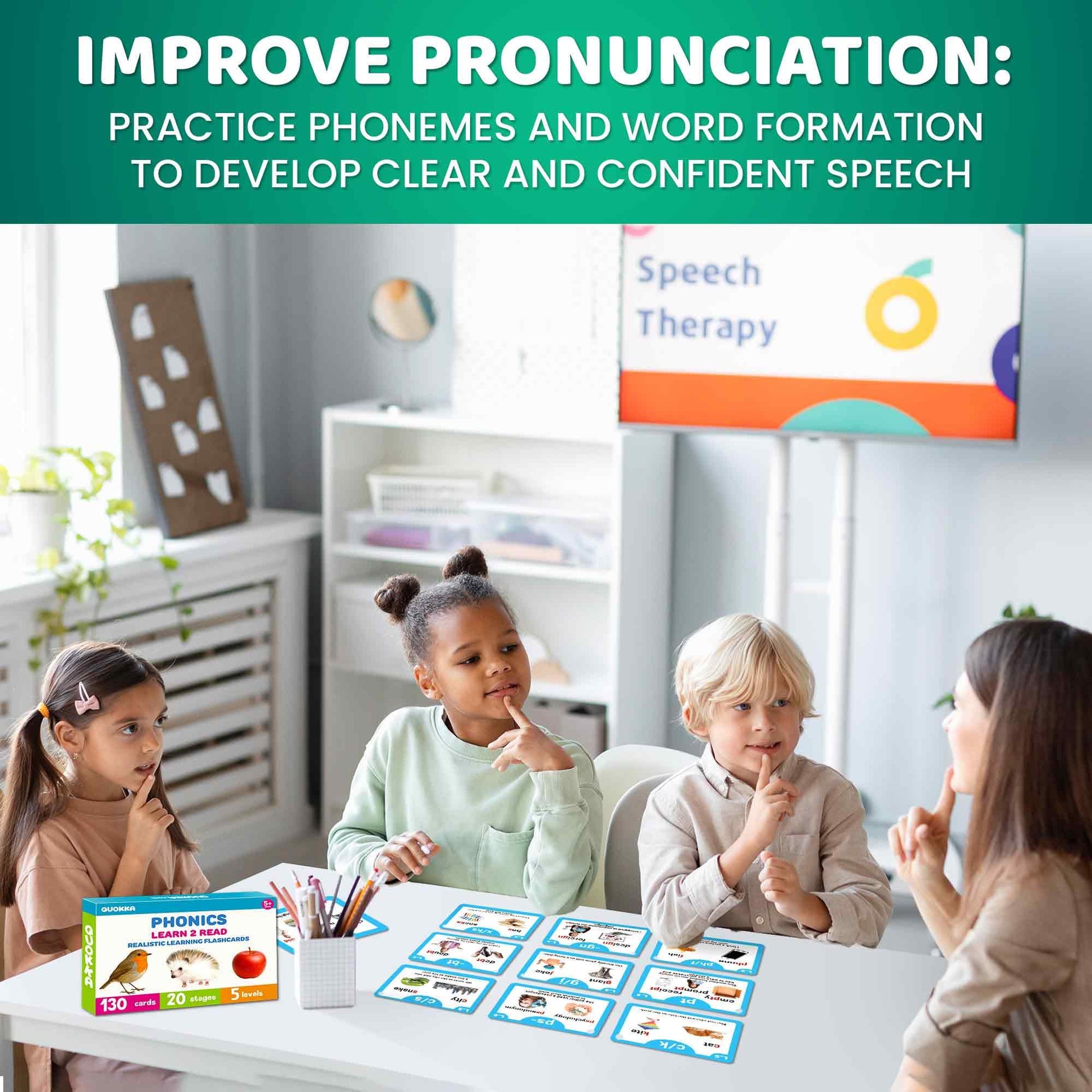 ABC Learning Flash Cards for Toddlers 3-5 - Flash Cards for Kids Ages 4-8