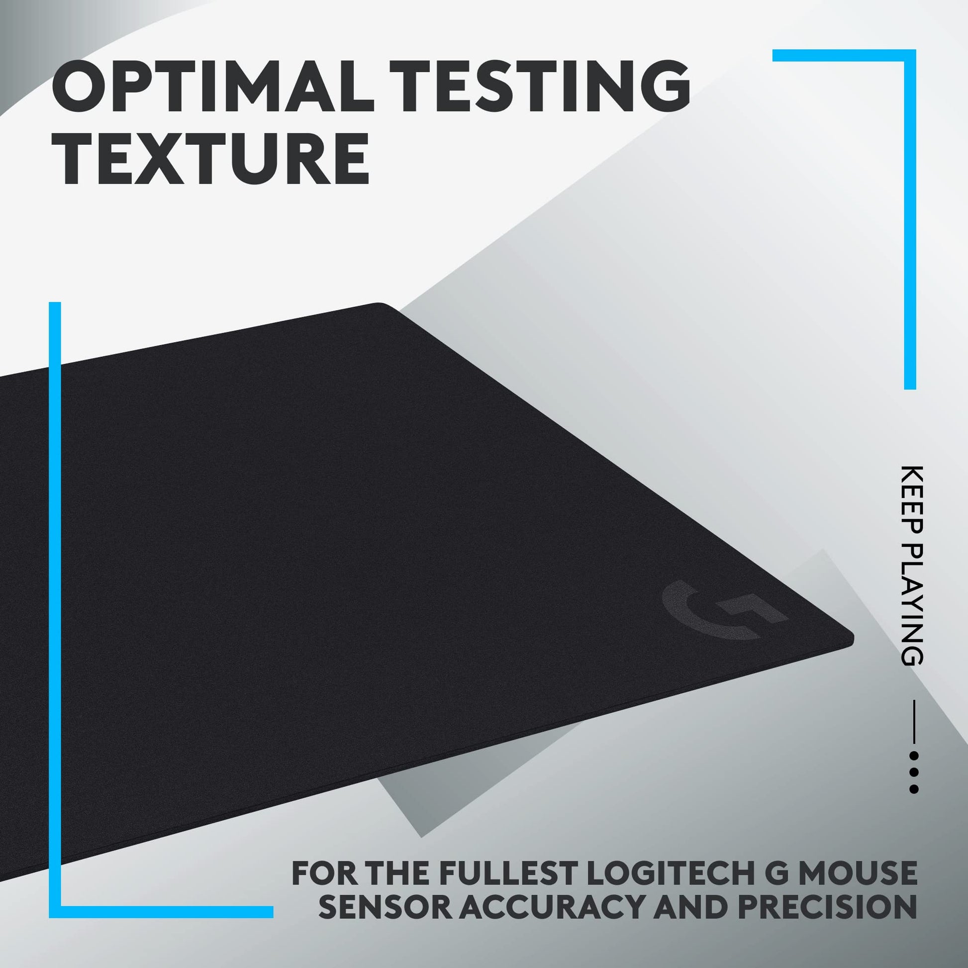 Logitech G640 Large Cloth Gaming Mouse Pad (600x460x3) - Black