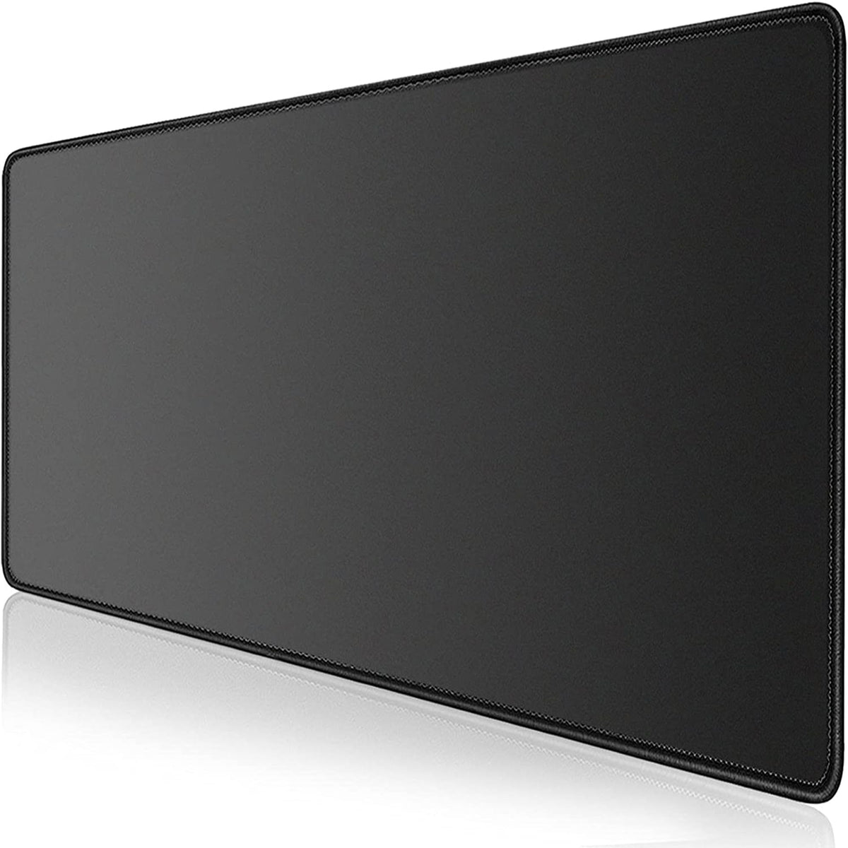 LL-COEUR Black Extended Gamer Mousepad 31.5x19.6x0.12inch, XXL Long Desk Topper Mat with Non-Slip