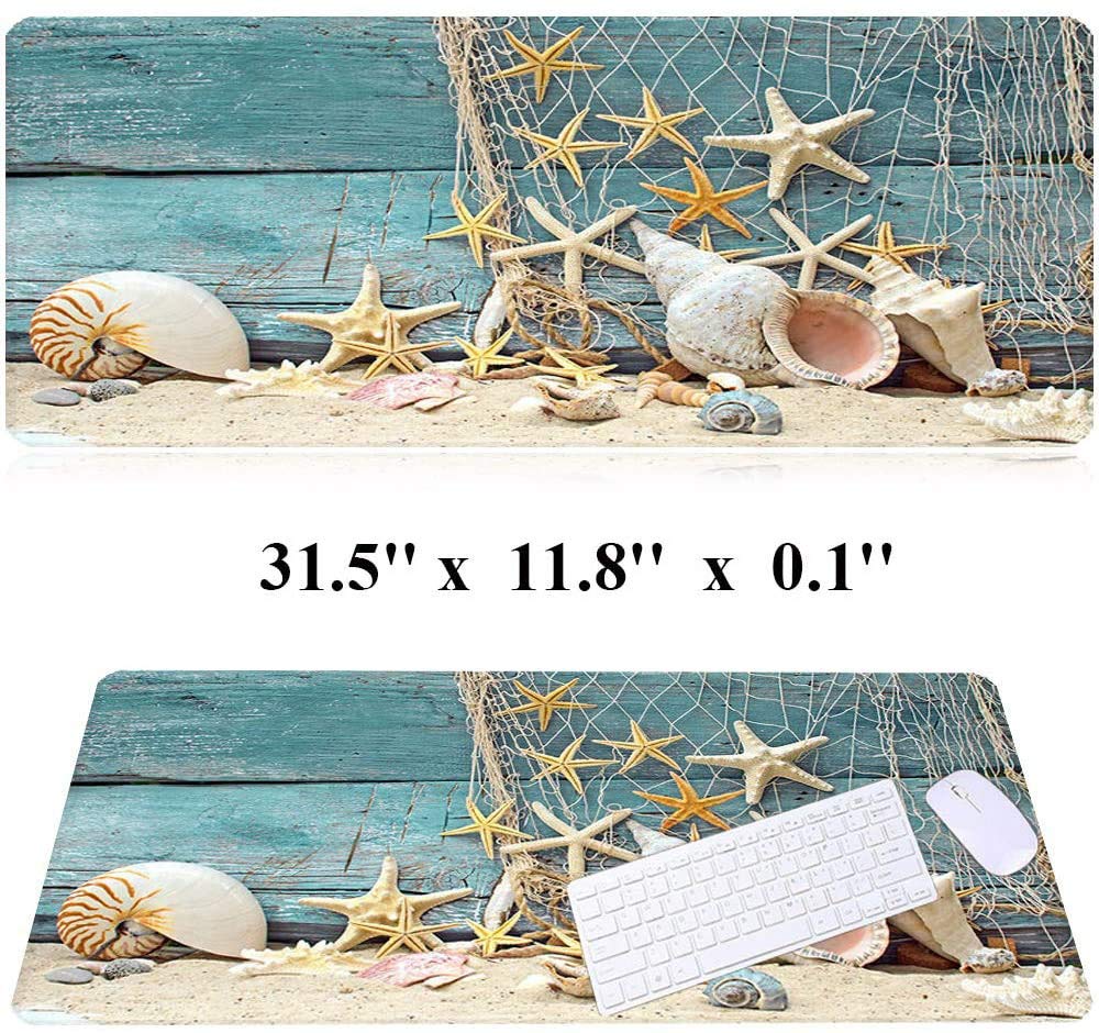 RTGGSEL 31.5x11.8 Inch Non-Slip Long Extended Large Gaming Mouse Pad with Stitched Edges XL Laptops