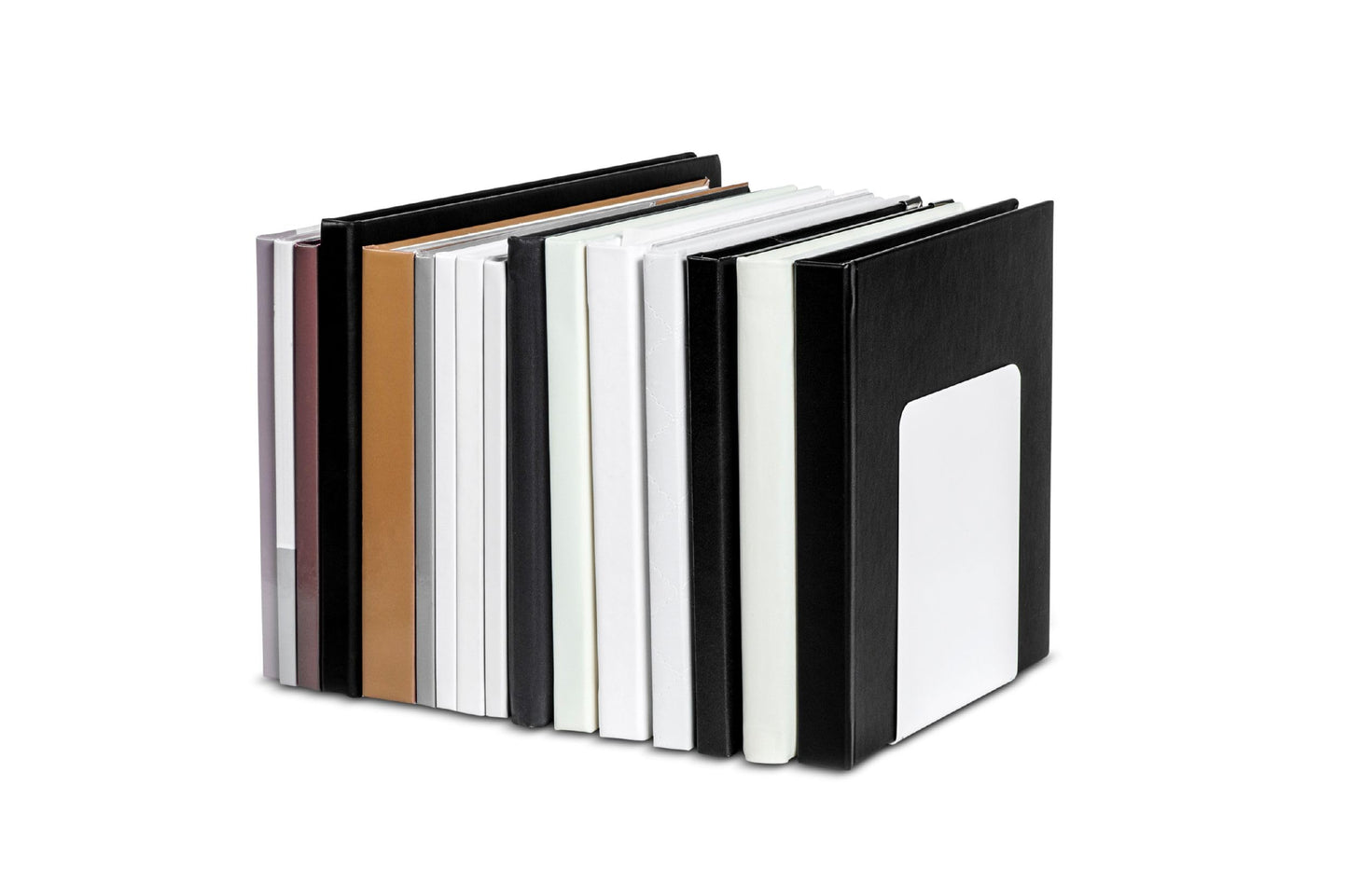 Maul Premium Metal Bookends, 120 x 140 x 140 mm, 1 Pair