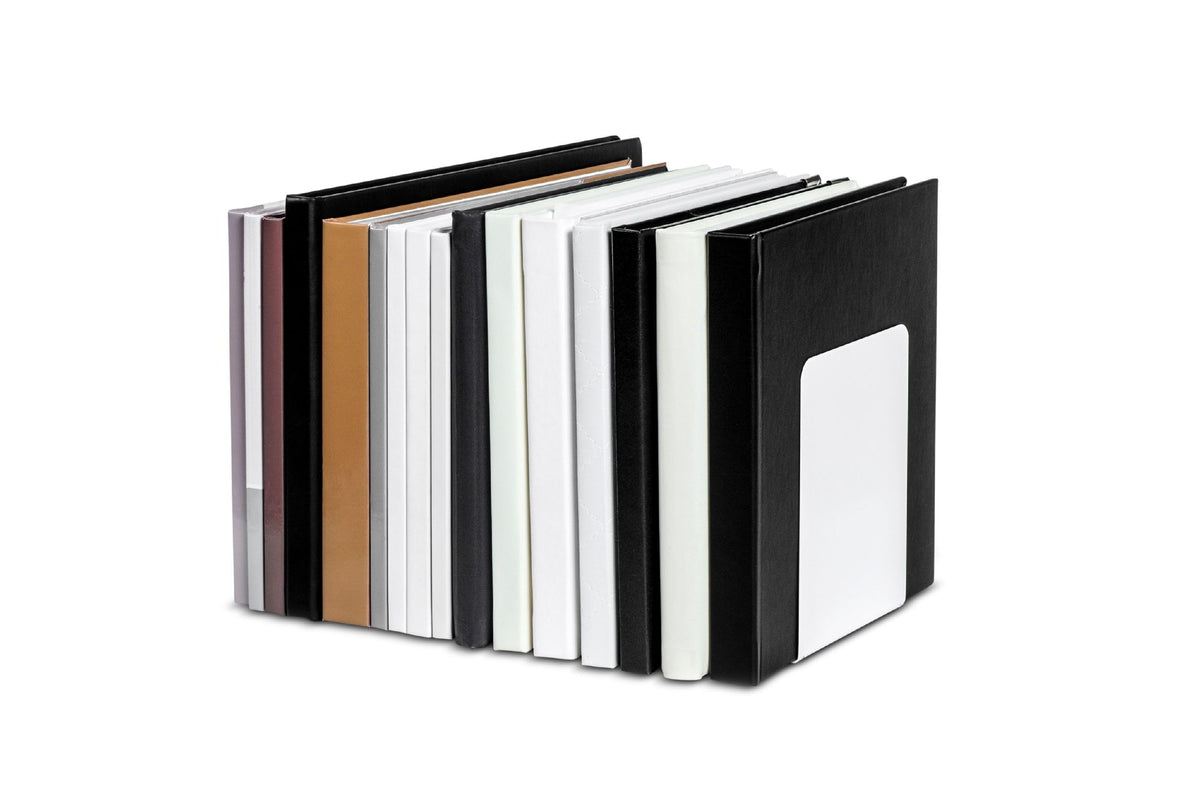 Maul Premium Metal Bookends, 120 x 140 x 140 mm, 1 Pair