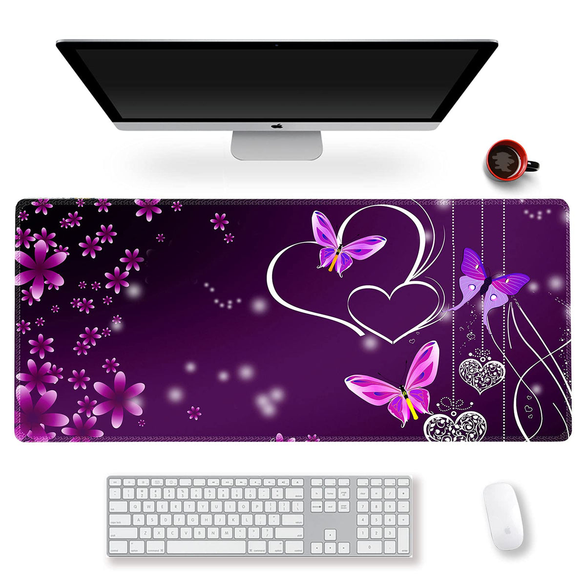 Extended Gaming Mouse Pad XXL ArtSo Large Keyboard Mat Long Mousepad Desk Decor Writing Pad Non