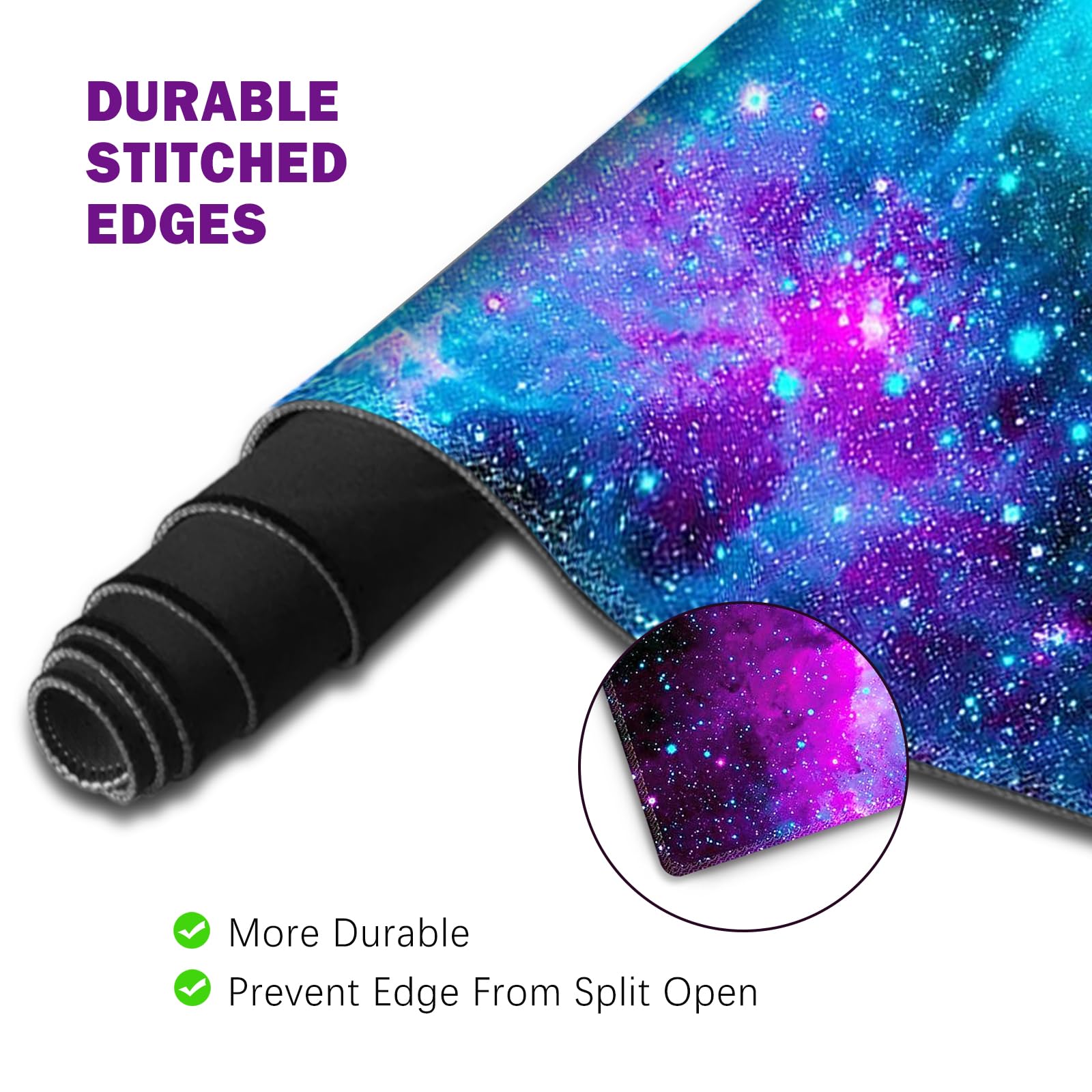 ToLuLu Extended Gaming Mouse Pad, Memory Foam Ergonomic Keyboard Mouse Wrist Rest Support Set