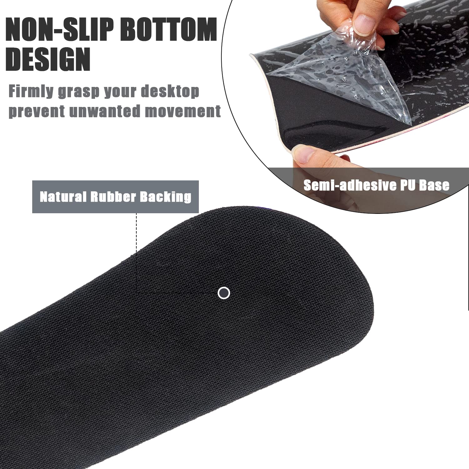 RICHEN Keyboard Wrist Rest and Mouse Pad with Wrist Support, Memory Foam Set for Gaming and Office